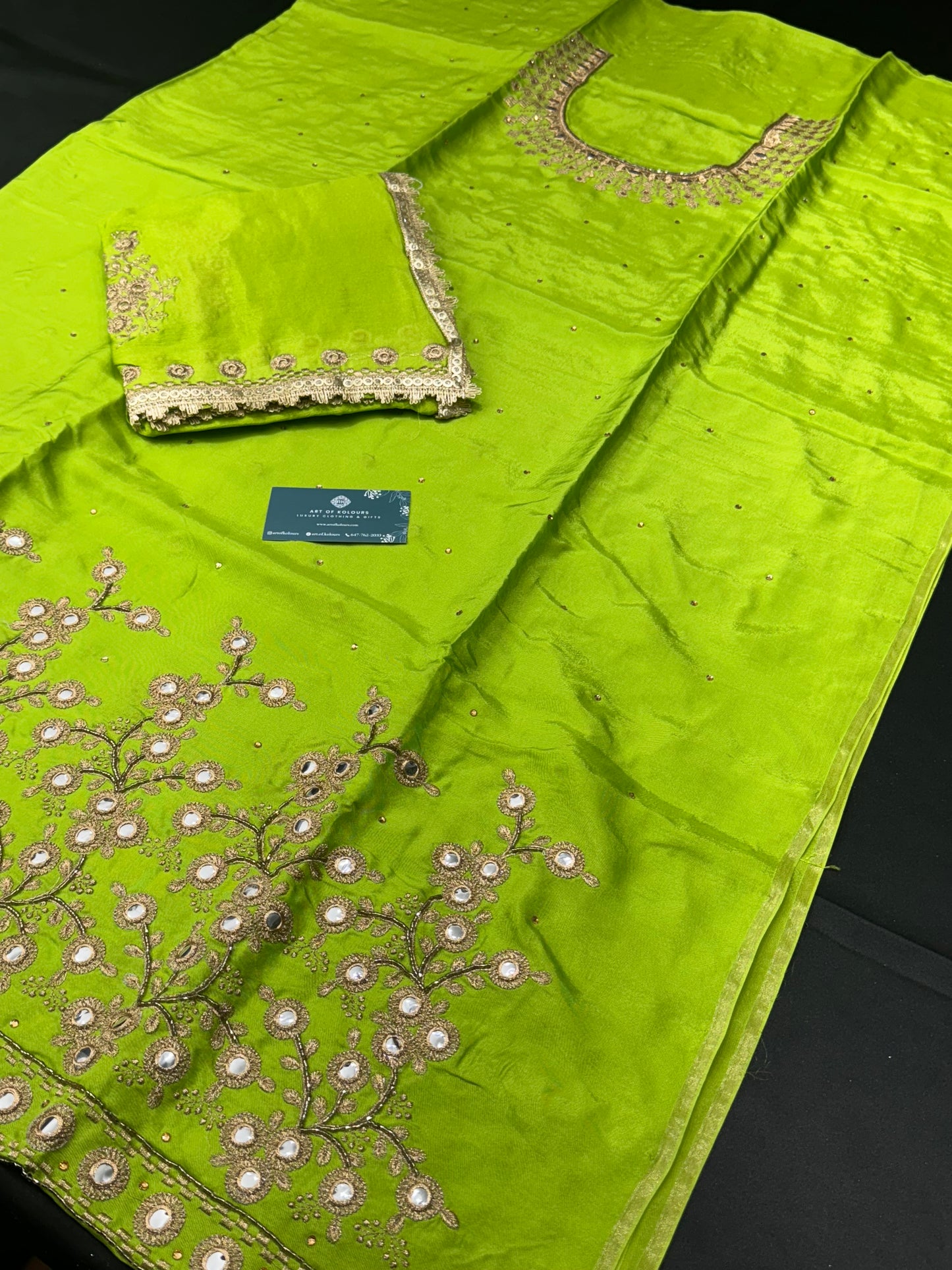 Hara Tolaz Sheesha Unstitched Suit