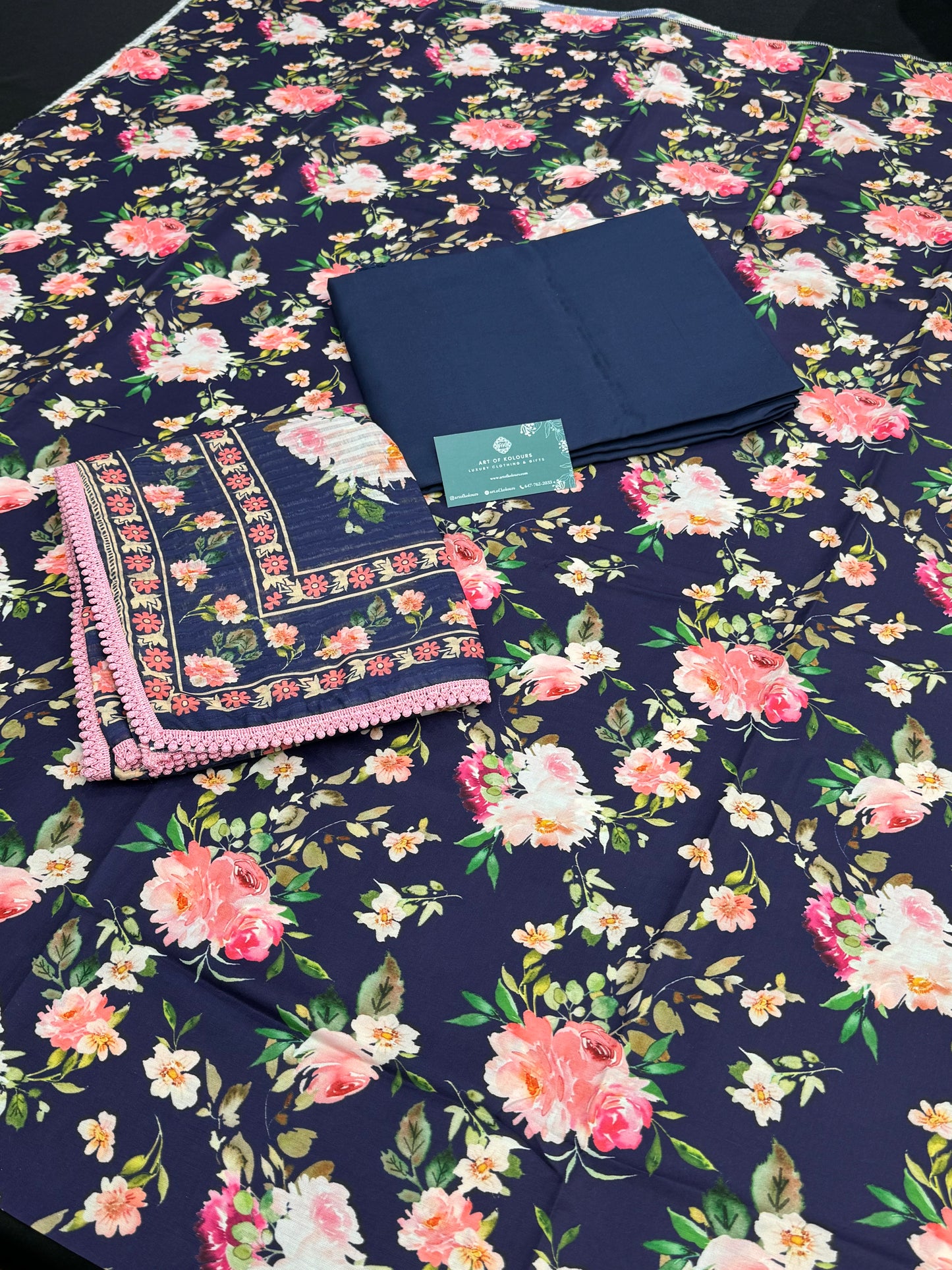 Wazir Rangeen Phul Unstitched Suit