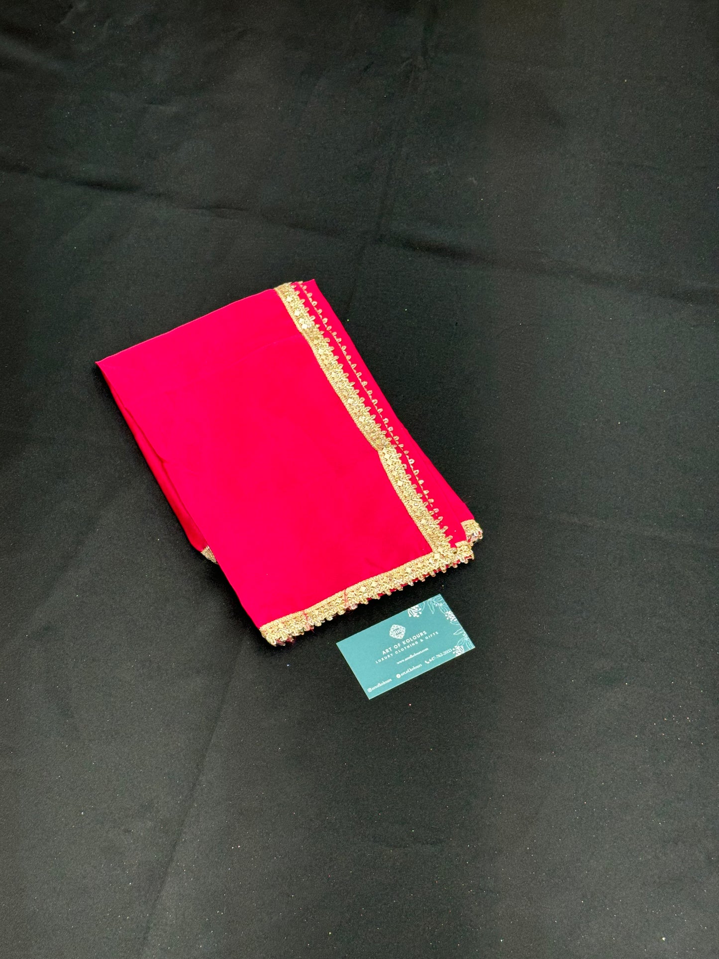 Pavi Kids Frock Salwar Suit- Ruby Red