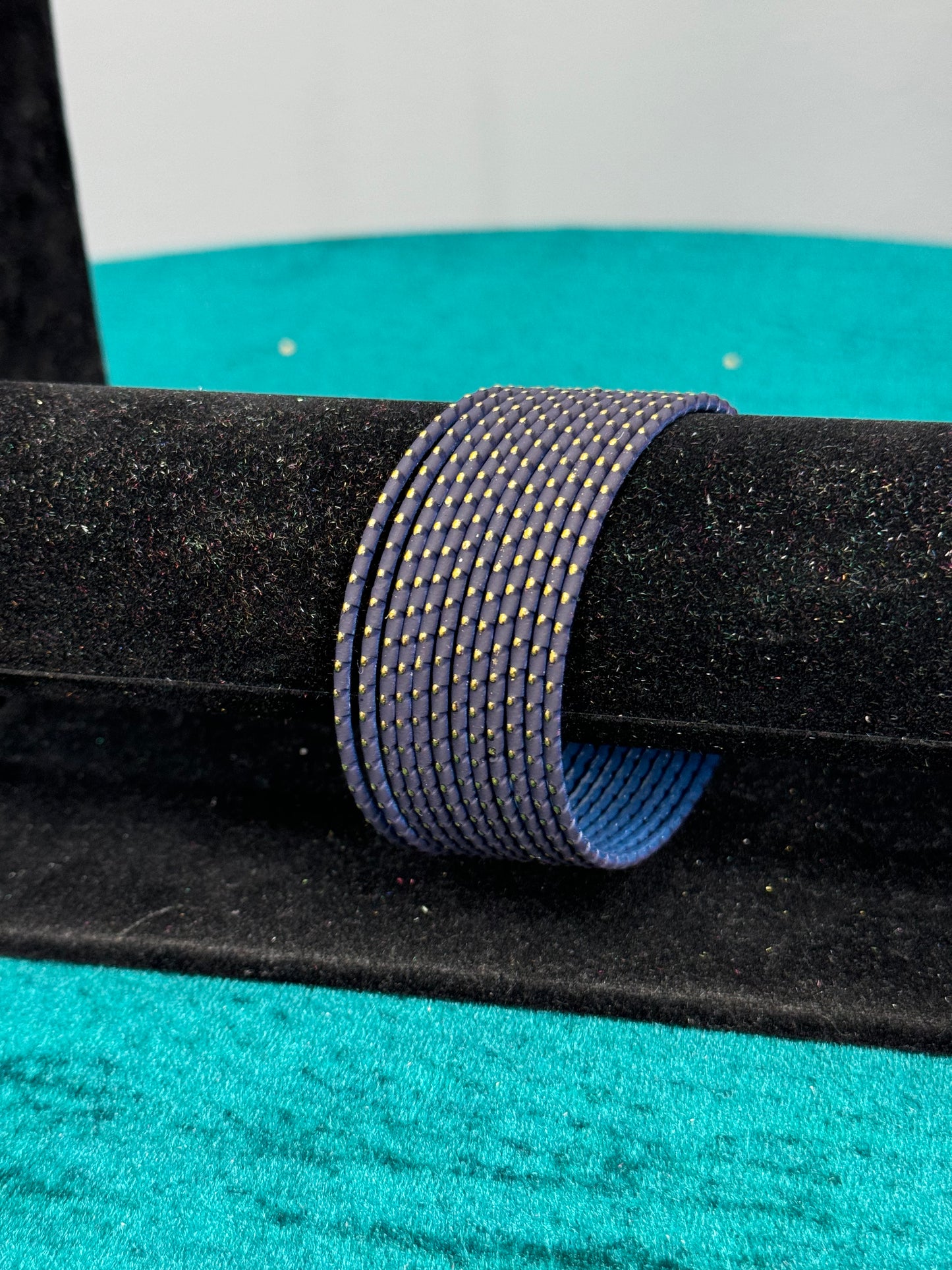 Navy Plain Bangles Size 2.12