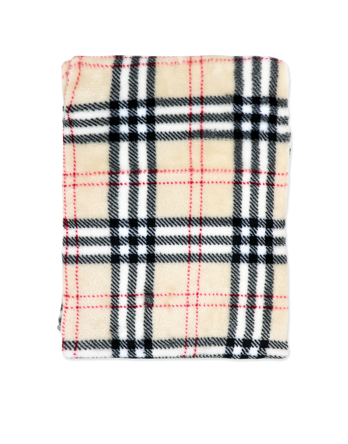 Blanket and Buddy - Classic Checked Beige