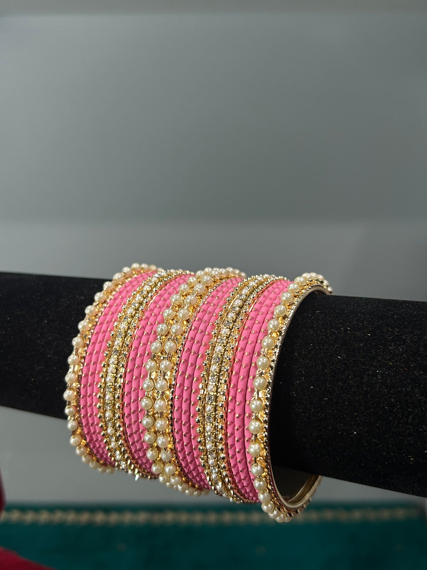 Baby Pink Golden Drape Bagels