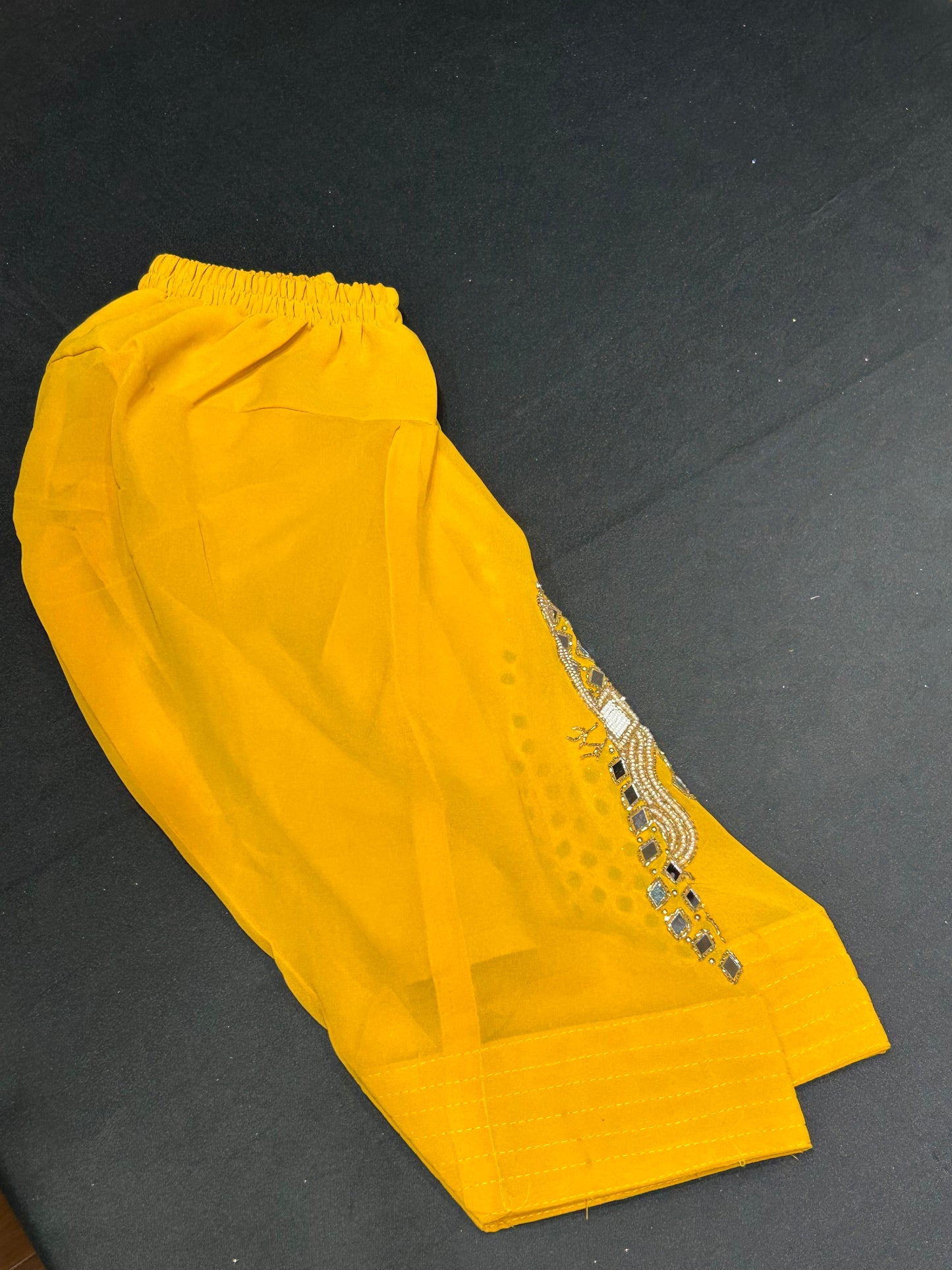 Kids Yellow Morni Salwar Suit (Size 20~34)