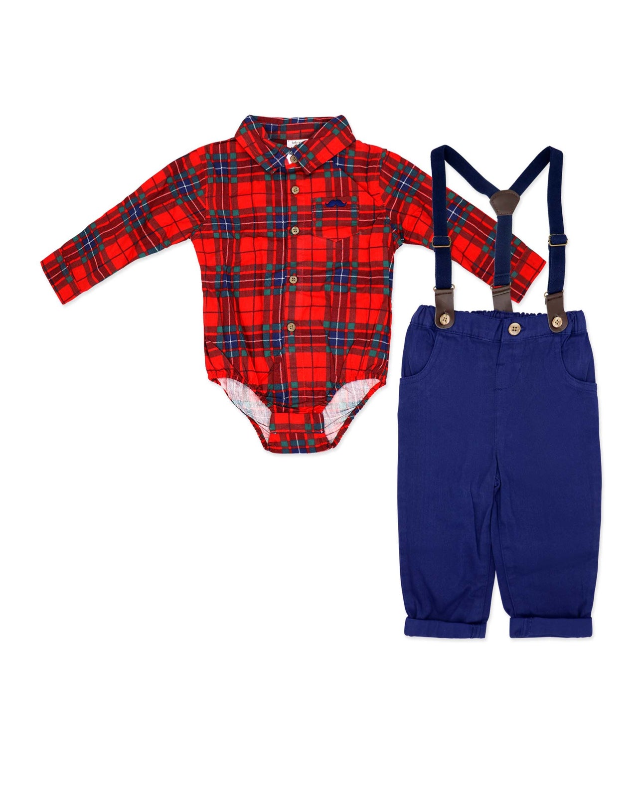 Infant Boys Dress Shirt Set