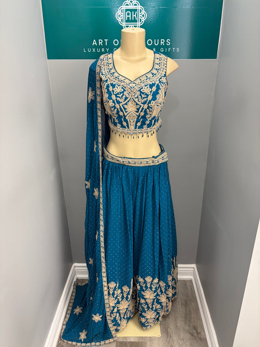 Embroidered Lehenga- AK38-04