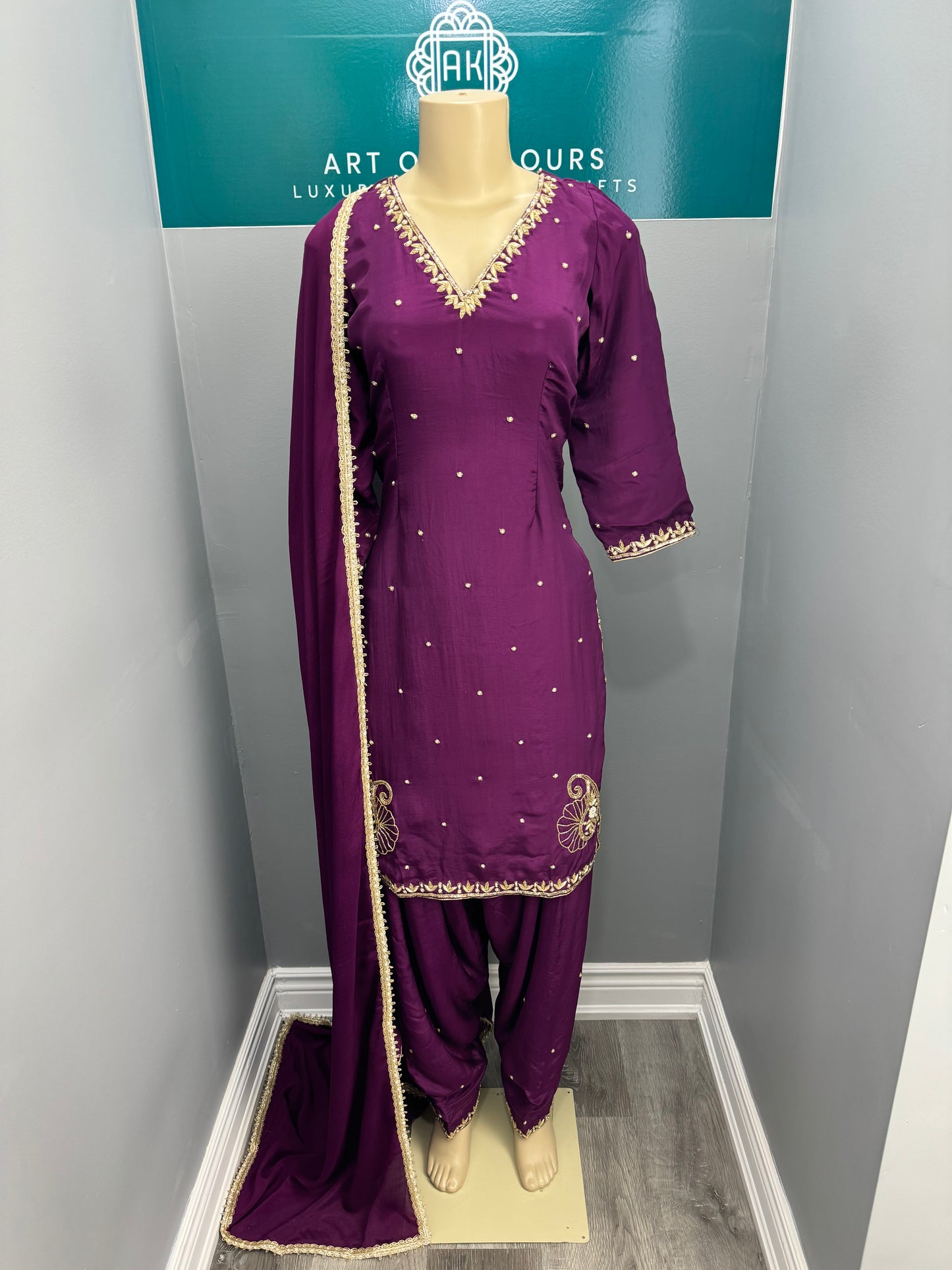 Handwork Salwar Suit- AK30552