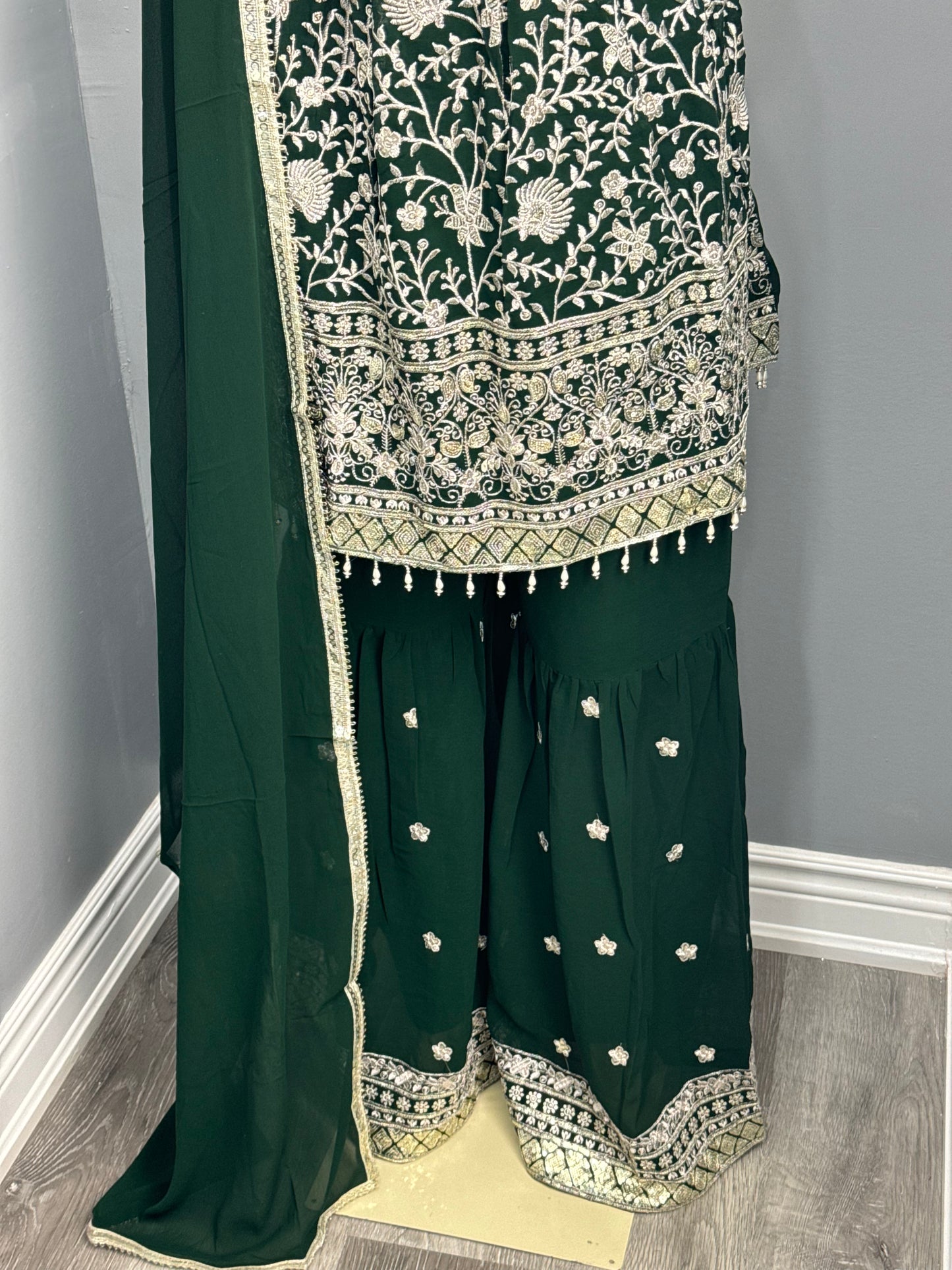 Readymade Frock Gharara Suit- AK4649-42