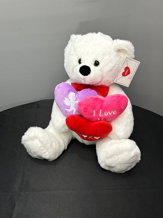 Triple Heart Teddy