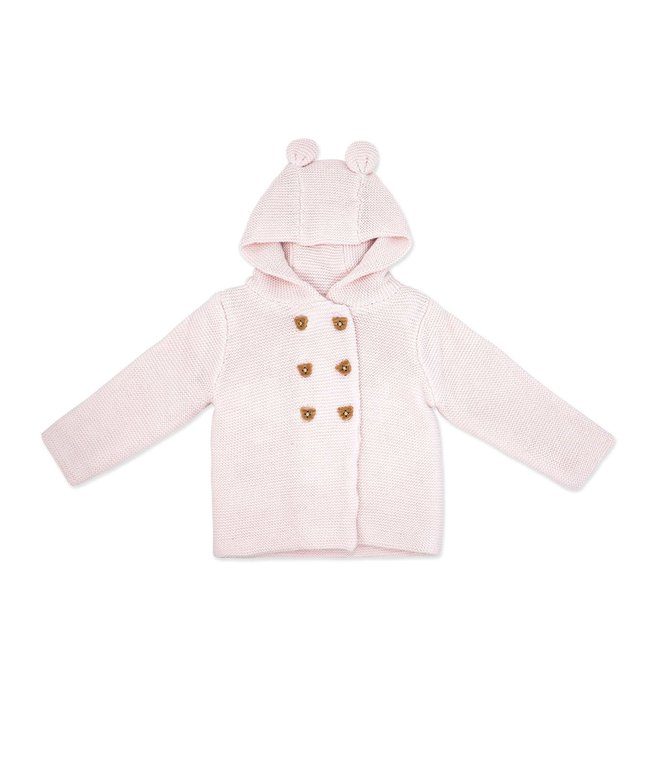 Knit Jacket Set- Pink