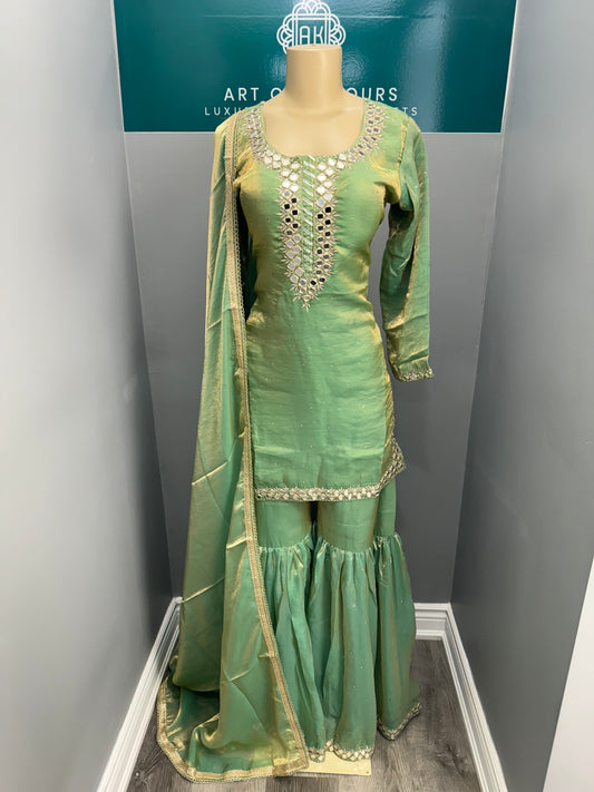 Readymade Fendi Gharara Suit- AK101218-26