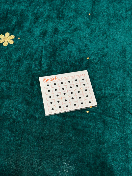 Surachi Black Round Bindis