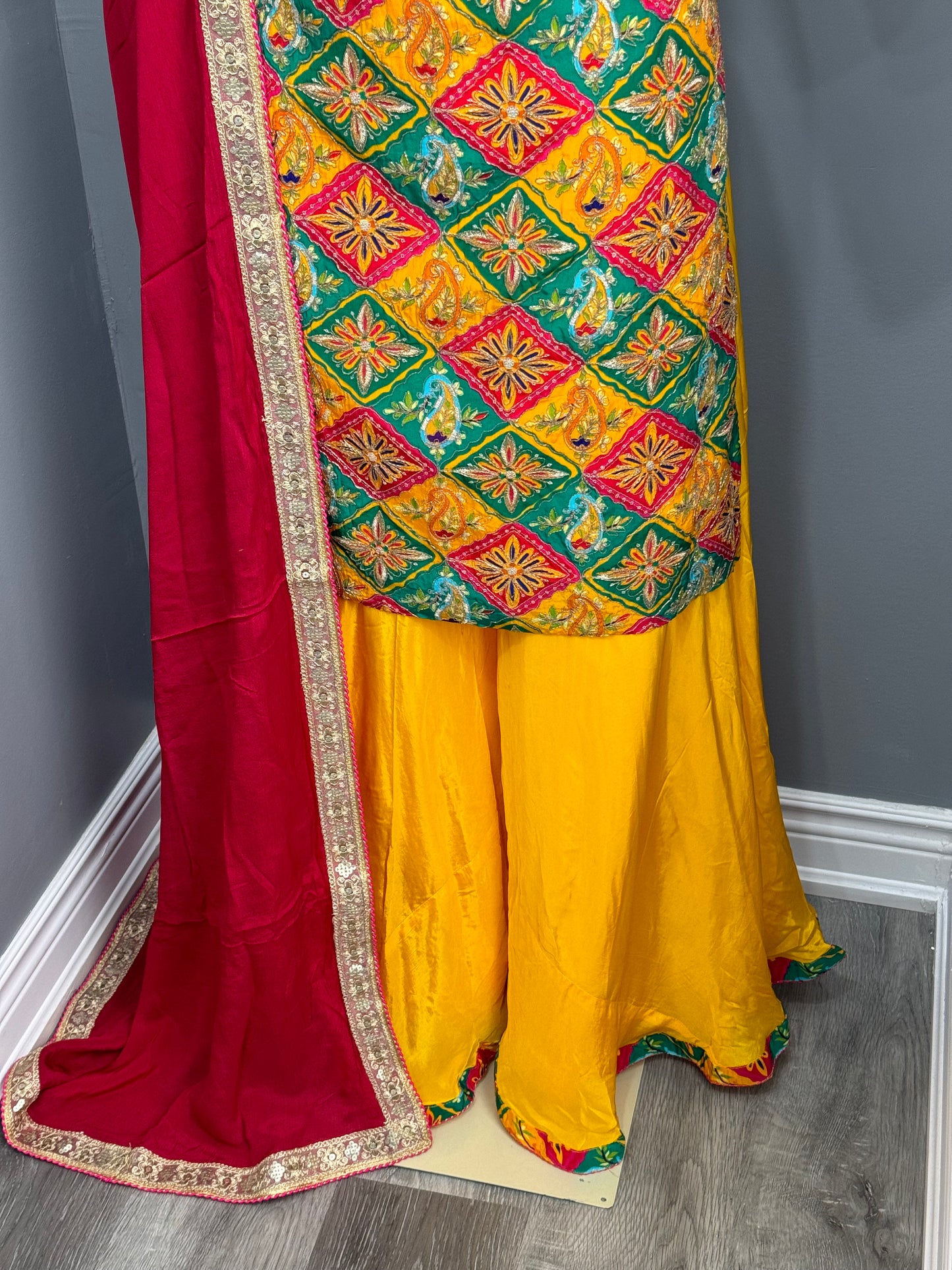 Position Work Sharara Suit