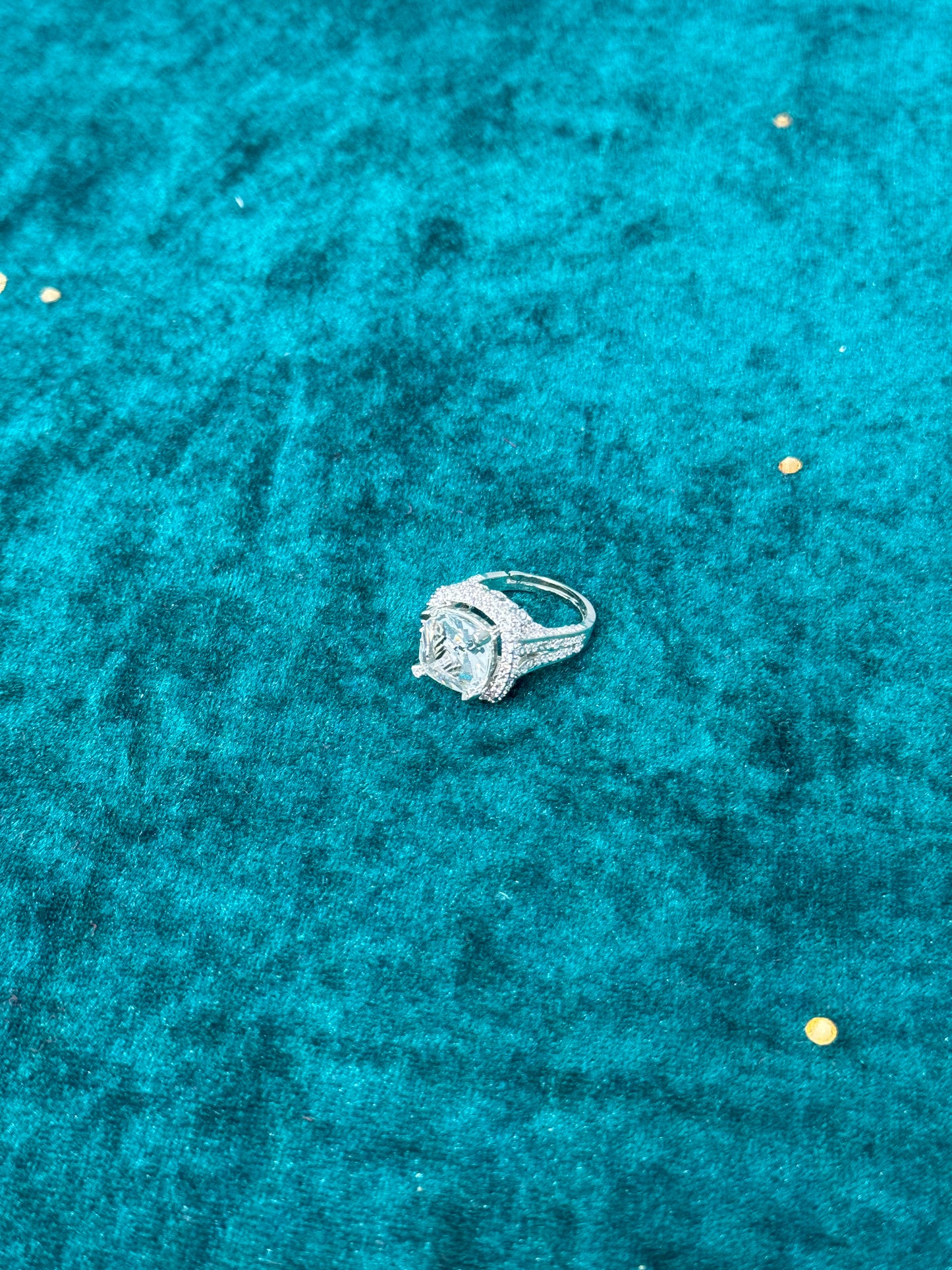 Chandiya White AD Ring