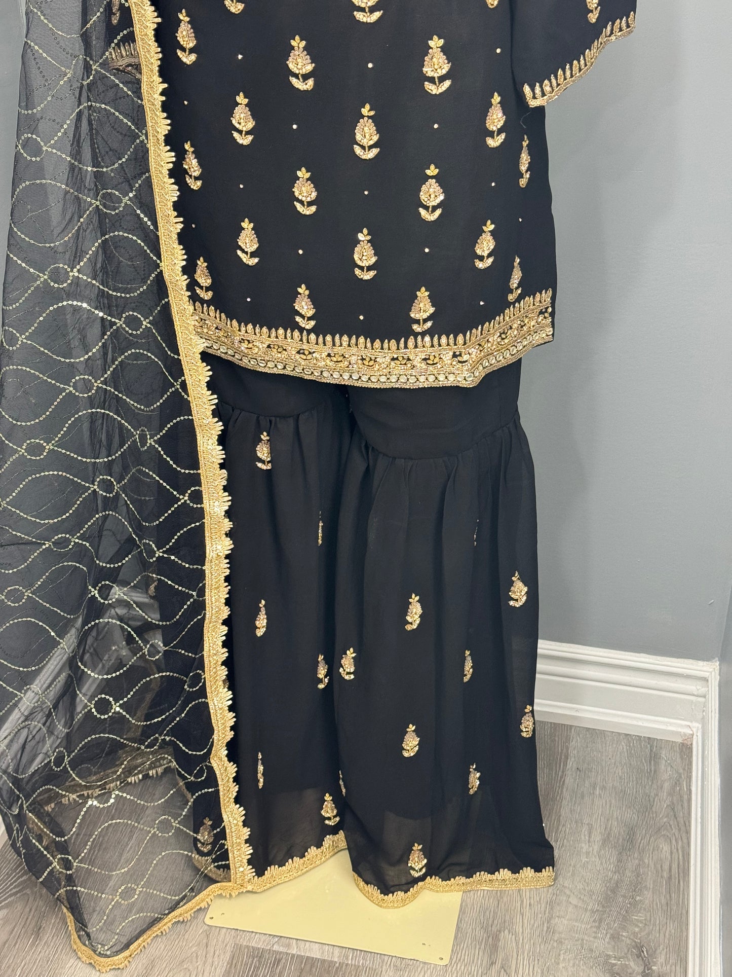 Readymade Gharara Suit- AK7073-15