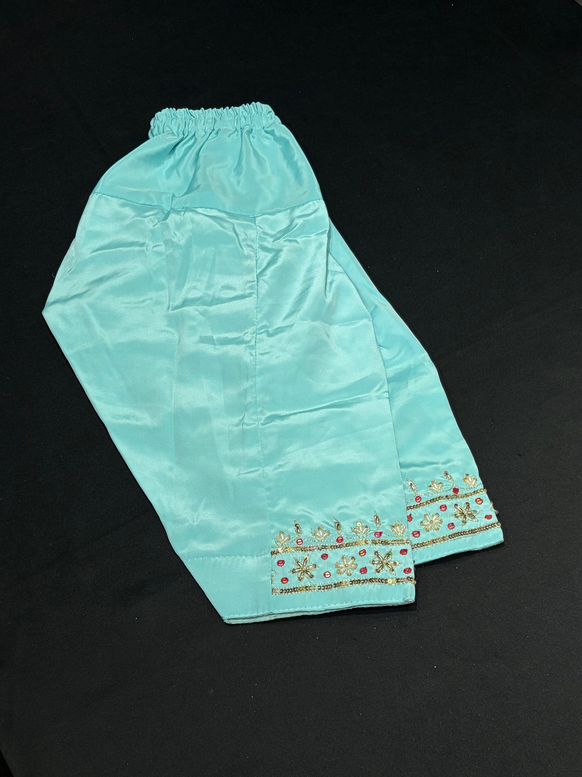 Red Kid’s Handwork Salwar Suit