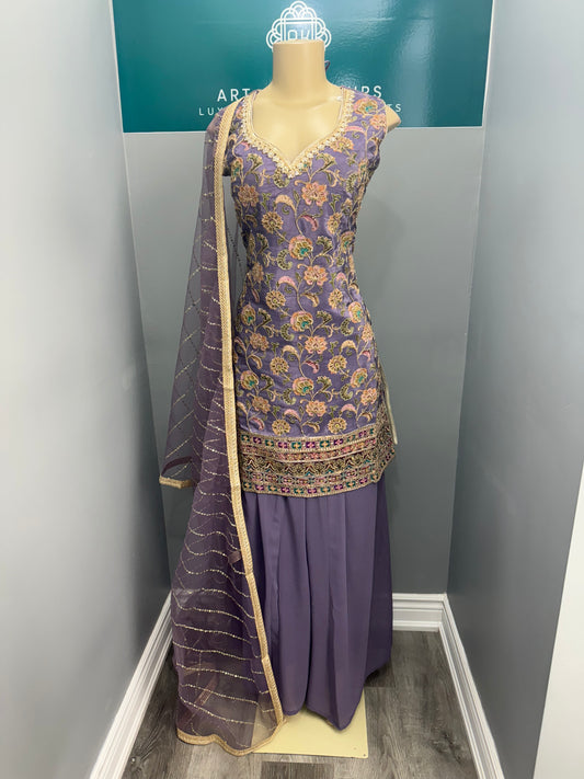 Readymade Sharara Suit- AK5861-27