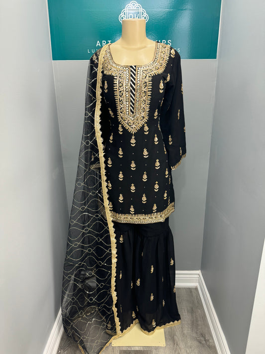 Readymade Gharara Suit- AK7073-15