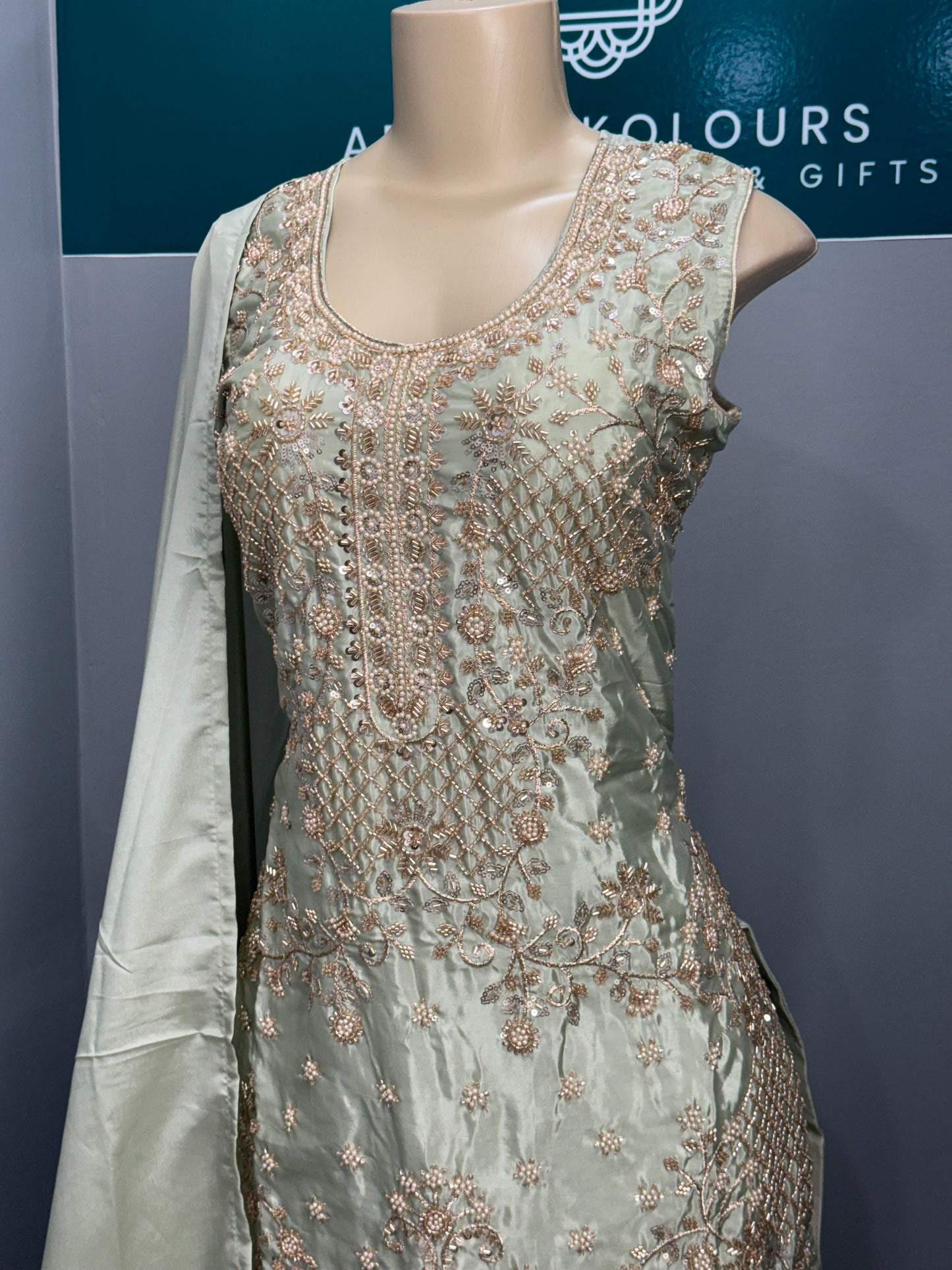 Readymade Sharara Suit- AK5758-0926