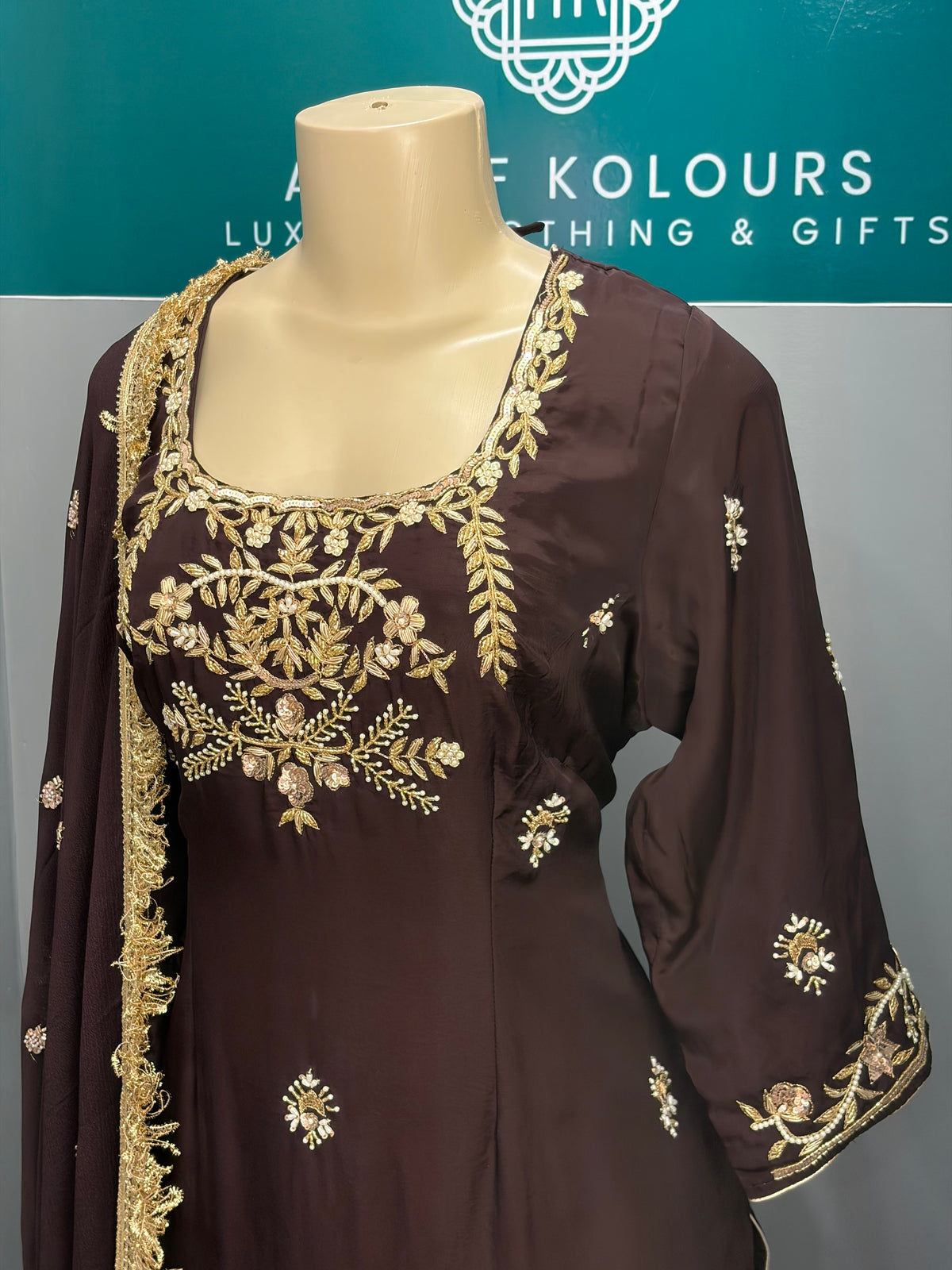 Handwork Sharara Suit-AK03073C