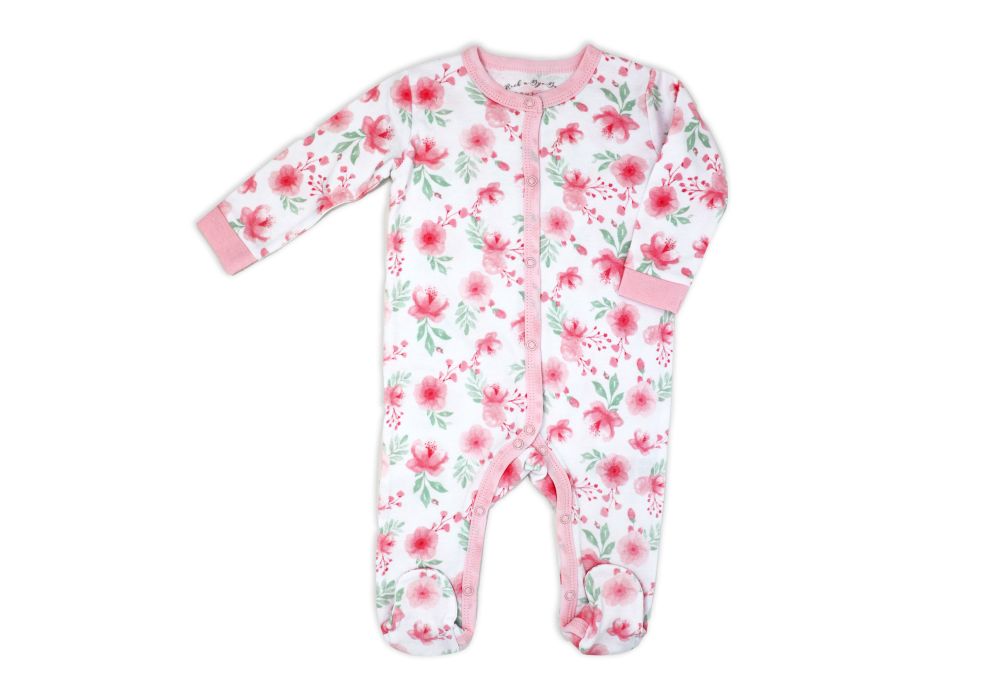 Girls 5 Piece Mesh Bag Set: Soft Floral