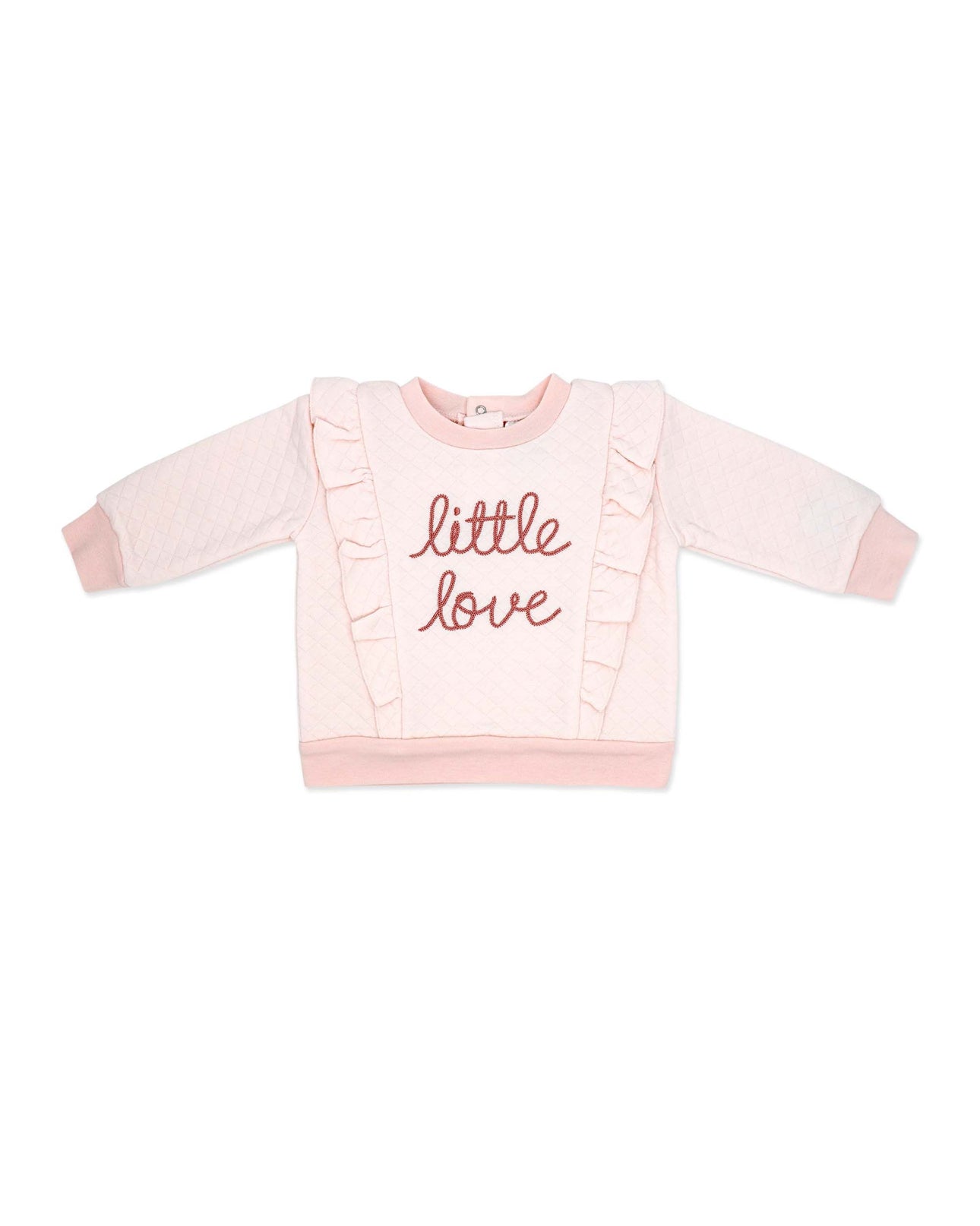 Infant Girls Quilted Jogger Set