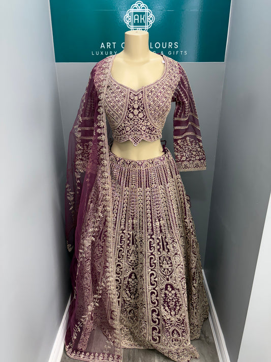 Embroidered Lehenga- AK5053-1326