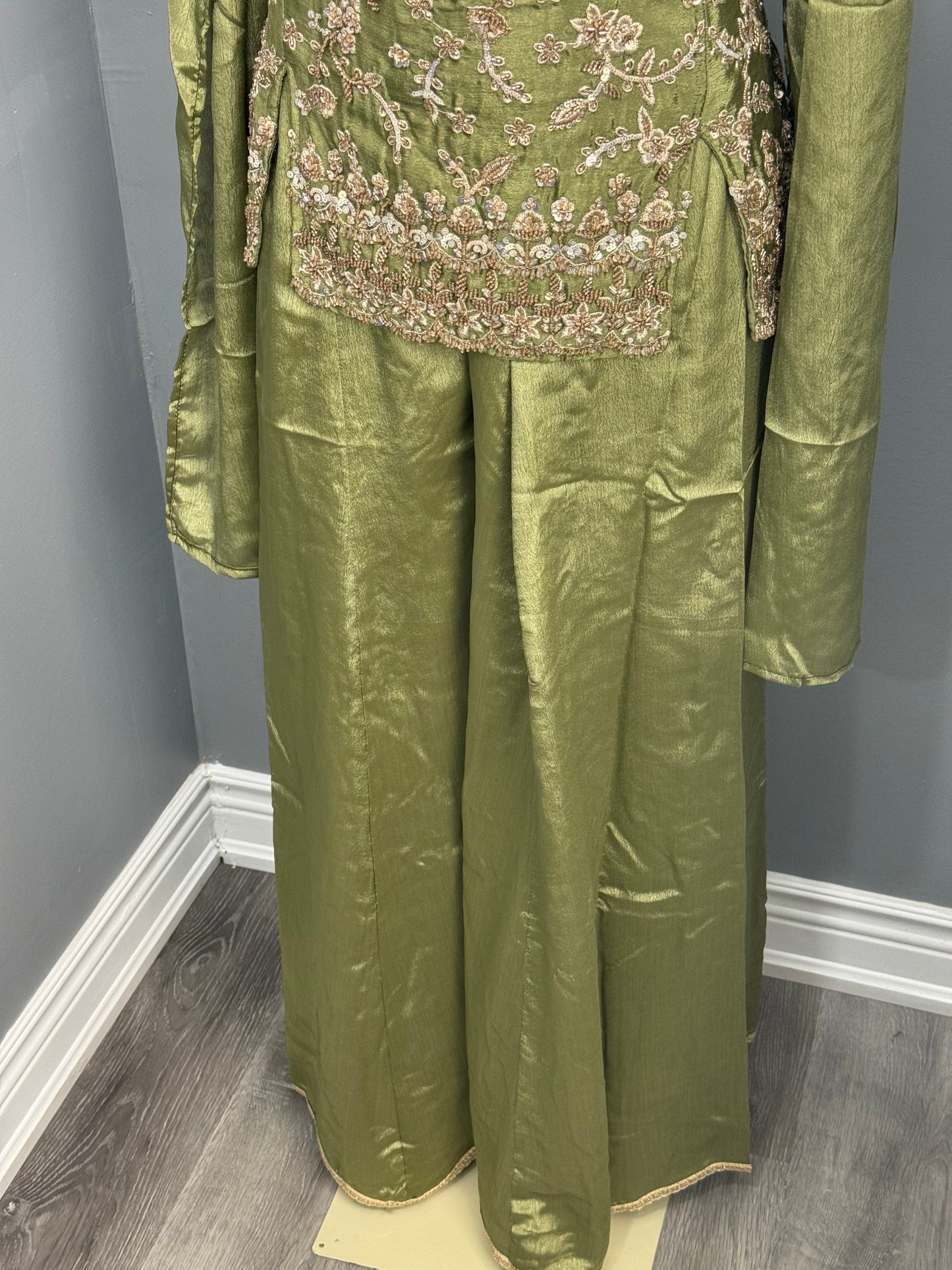 Readymade Short Kurti Sharara Suit- AK5758-1226