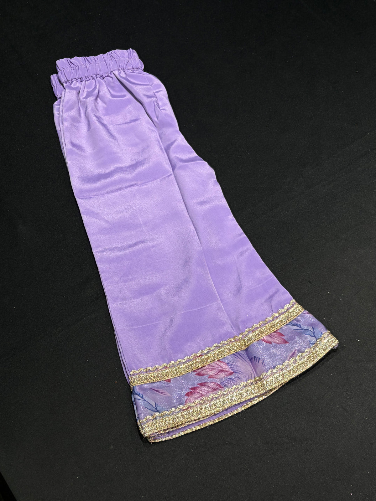 Purple Rose Bloom Kid’s Sharara