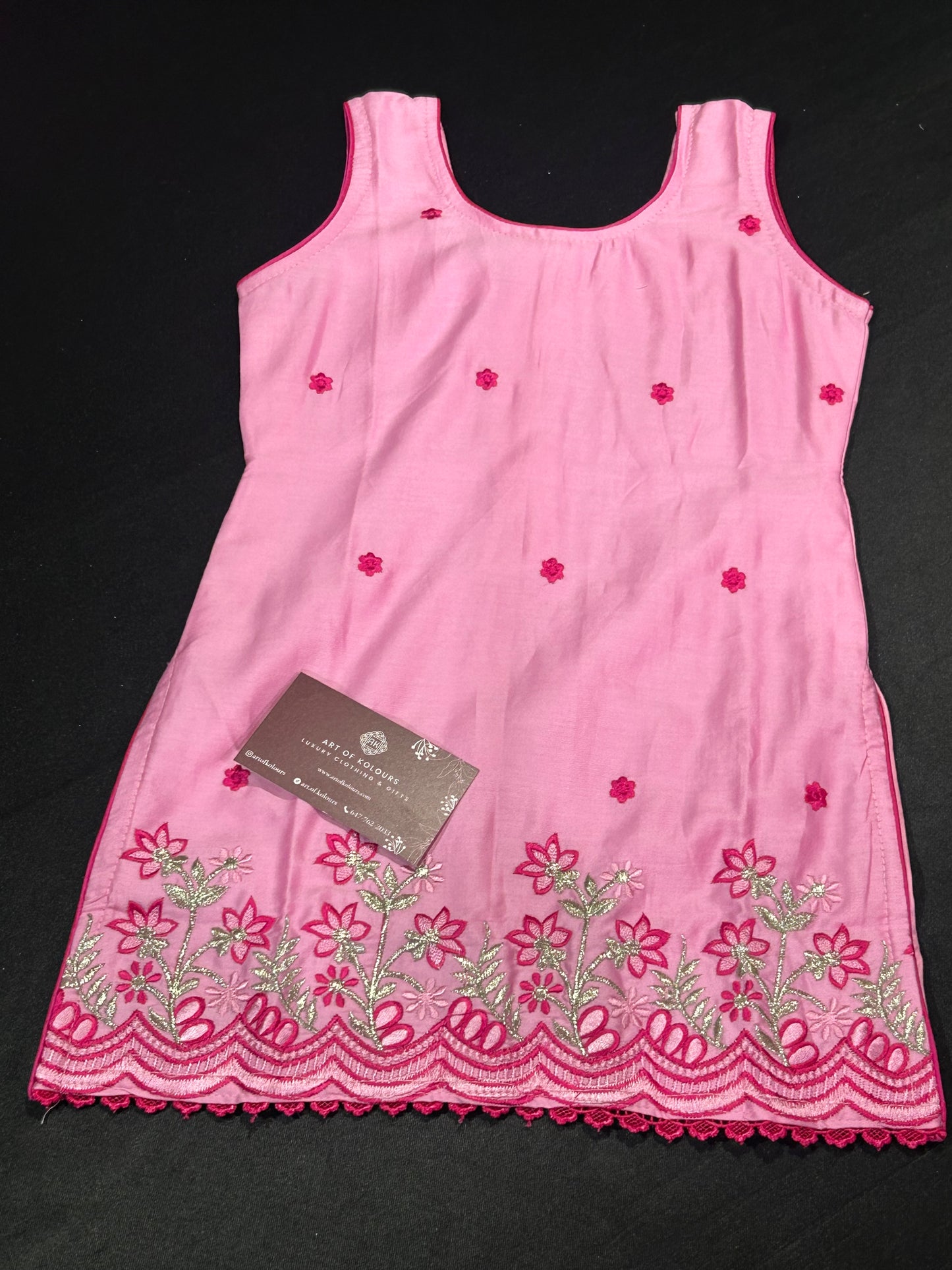 Kids Pink Salwar Suit (Size 36~38)