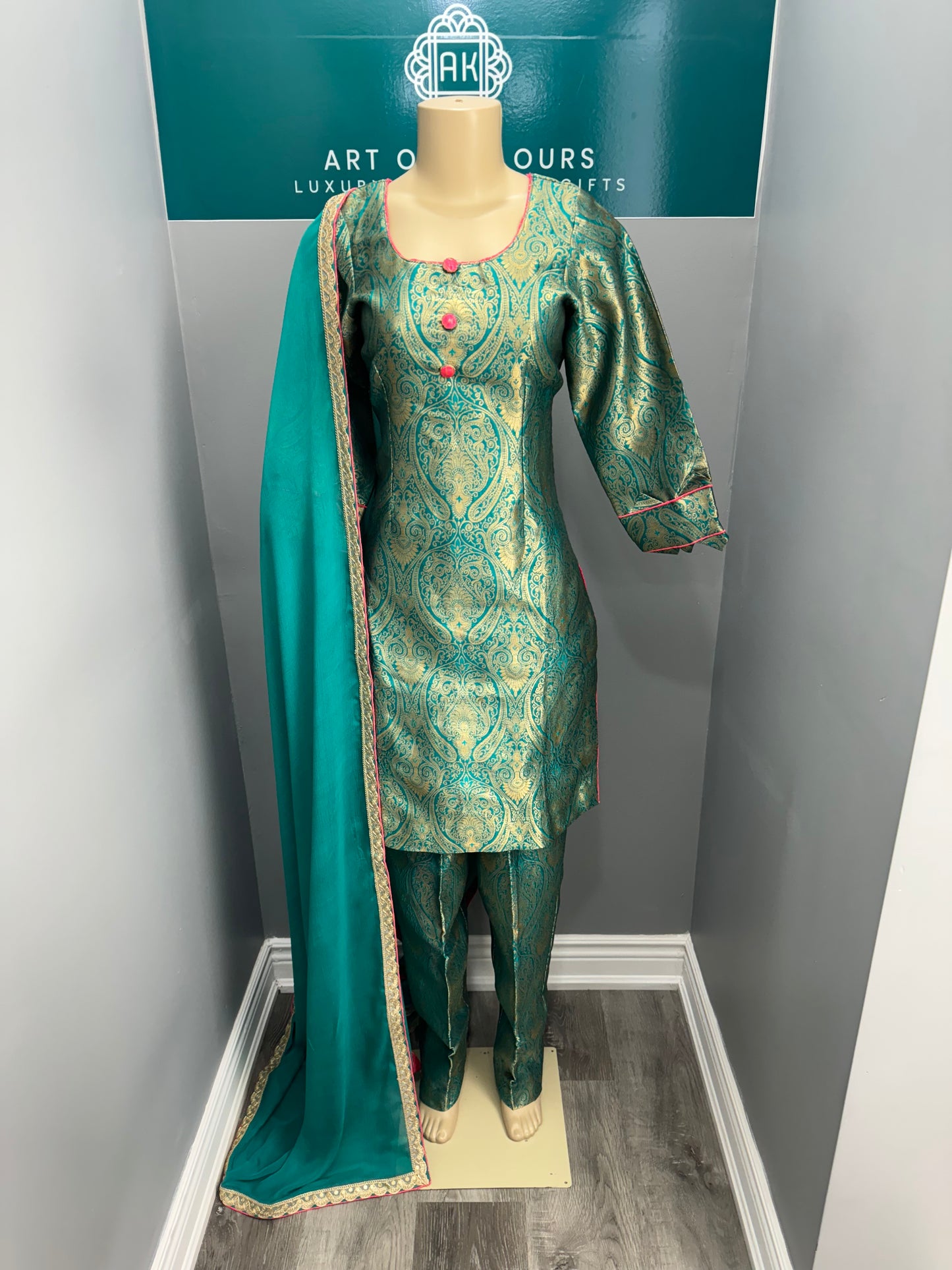 Brocade Pant Suit- AK89-0426