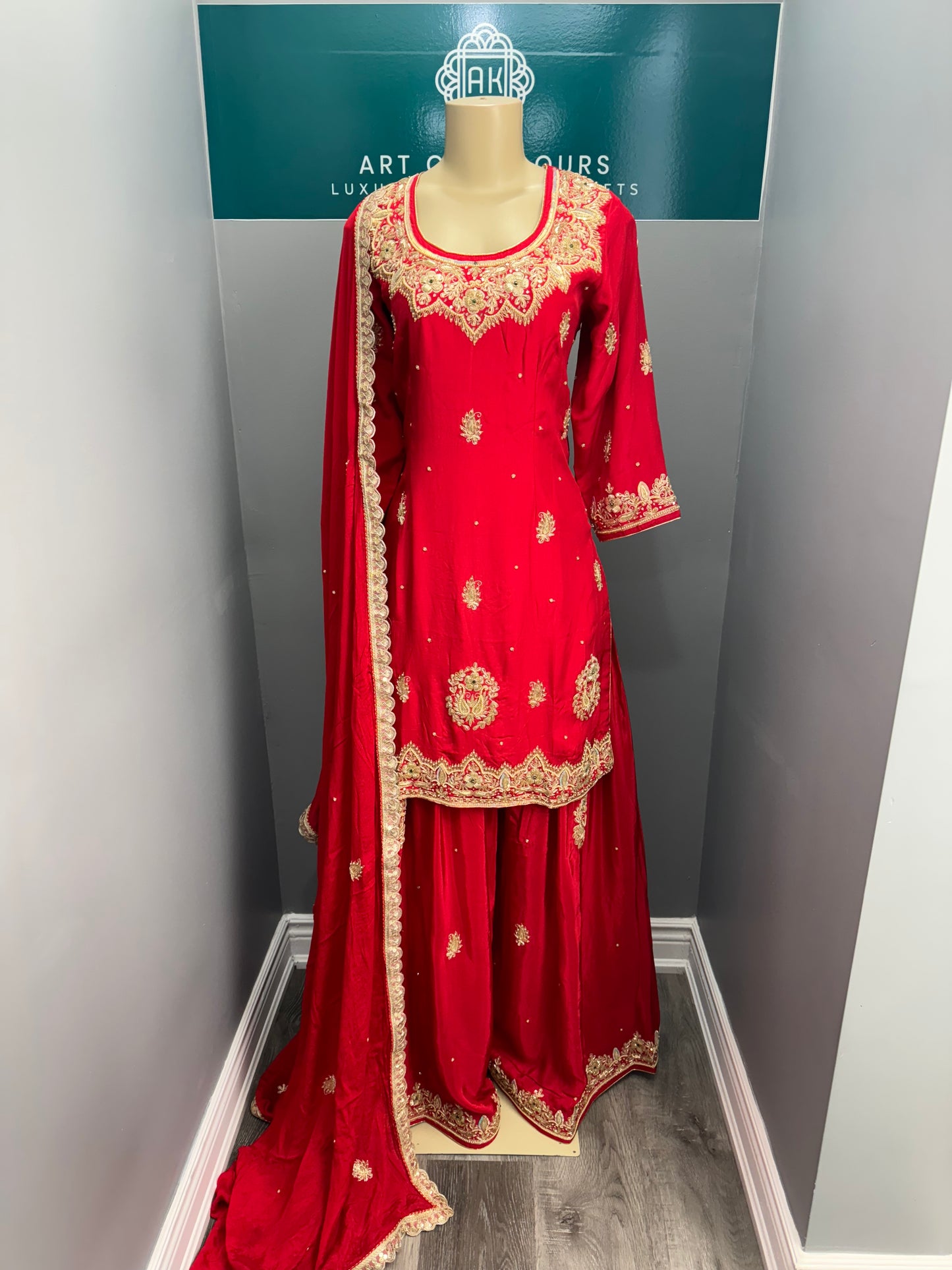 Lal Rani Sharara Suit