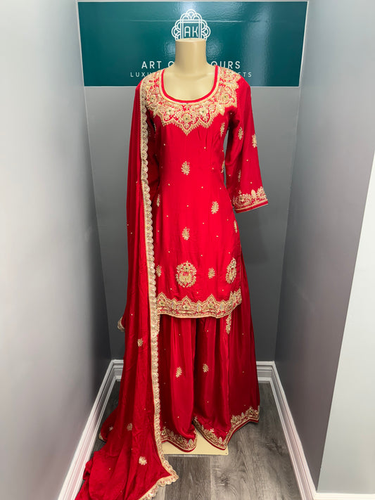 Lal Rani Sharara Suit