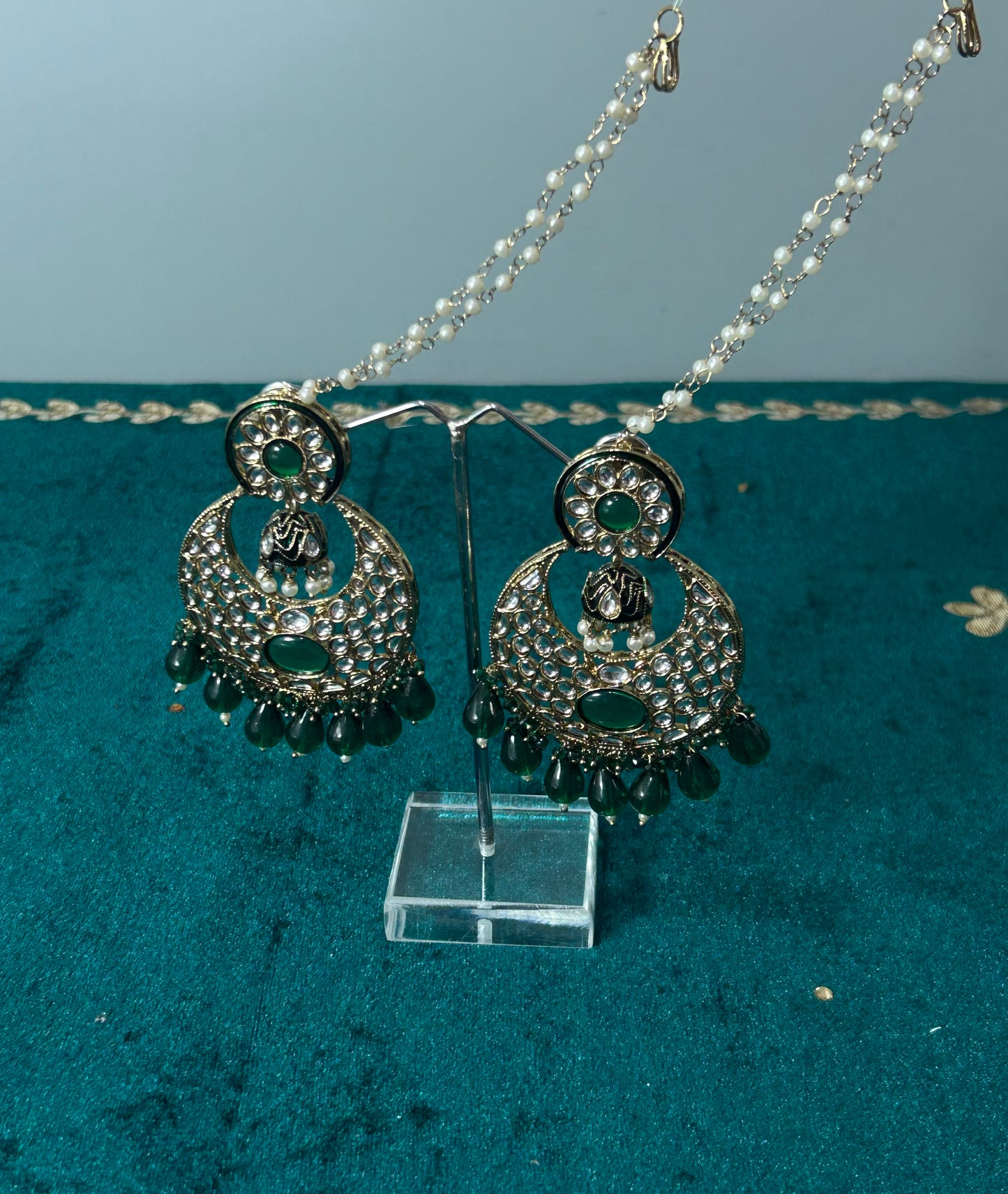 Forest Green Sahara Earrings