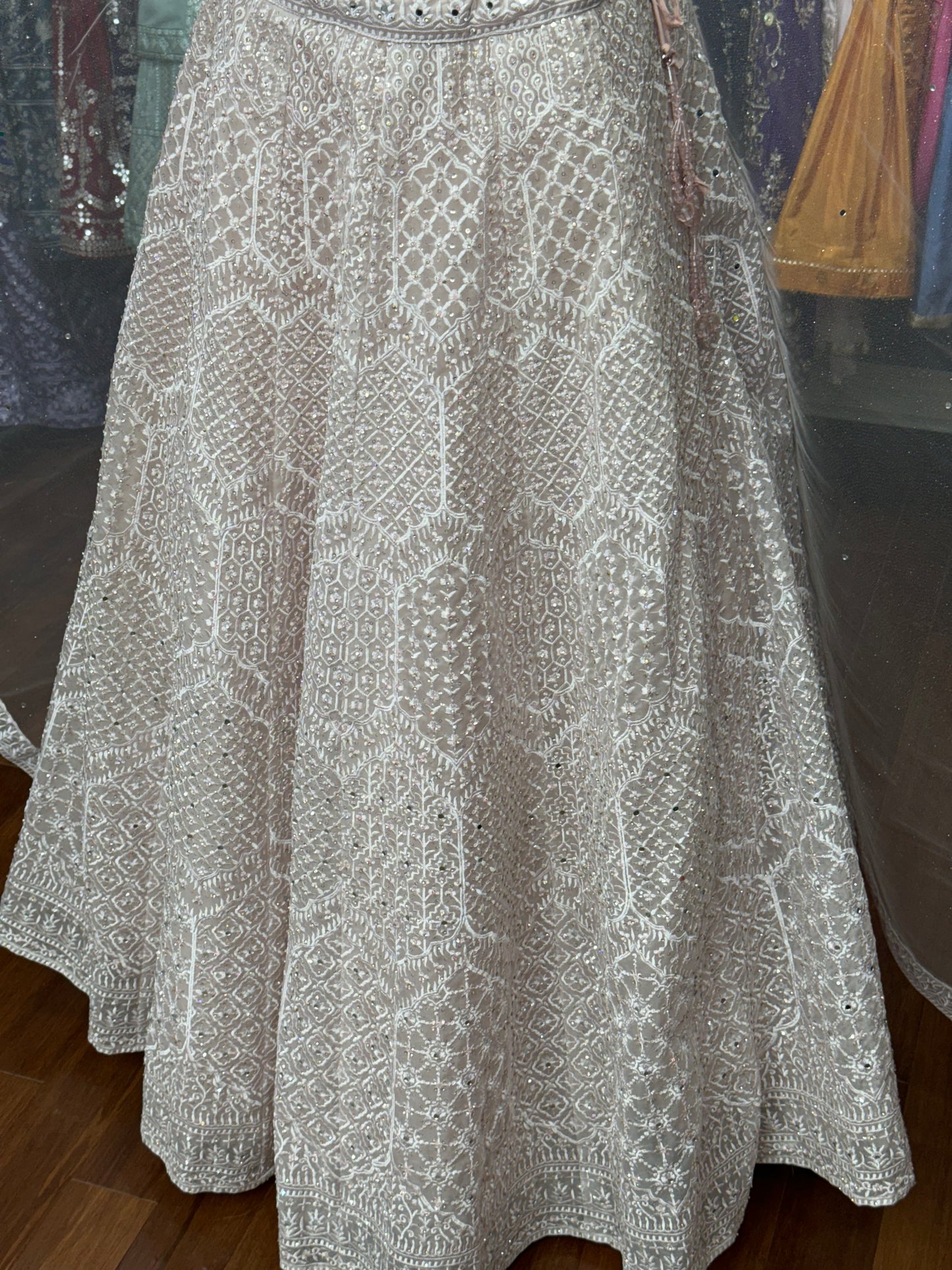 Embellished Baby Pink Lehenga