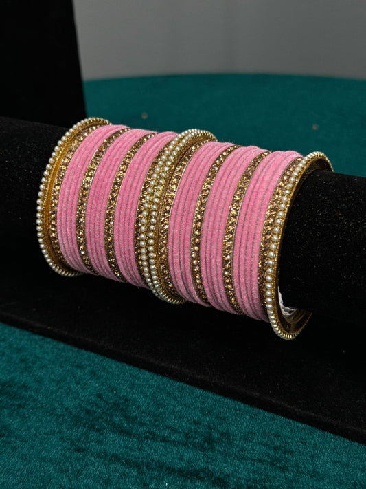 Designer Velvet Work Bangles