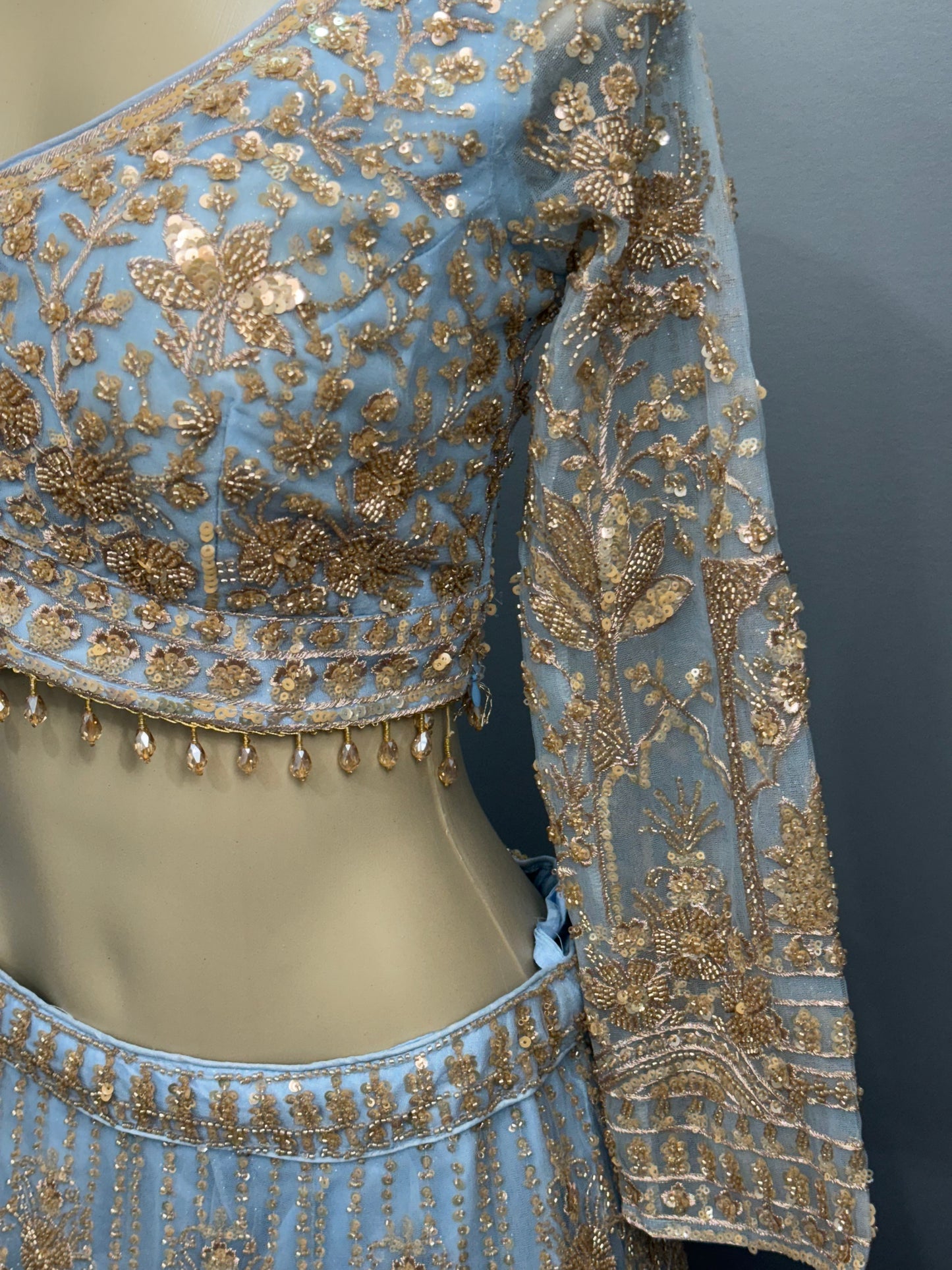 Beautiful Embroidered & Beaded Lehenga