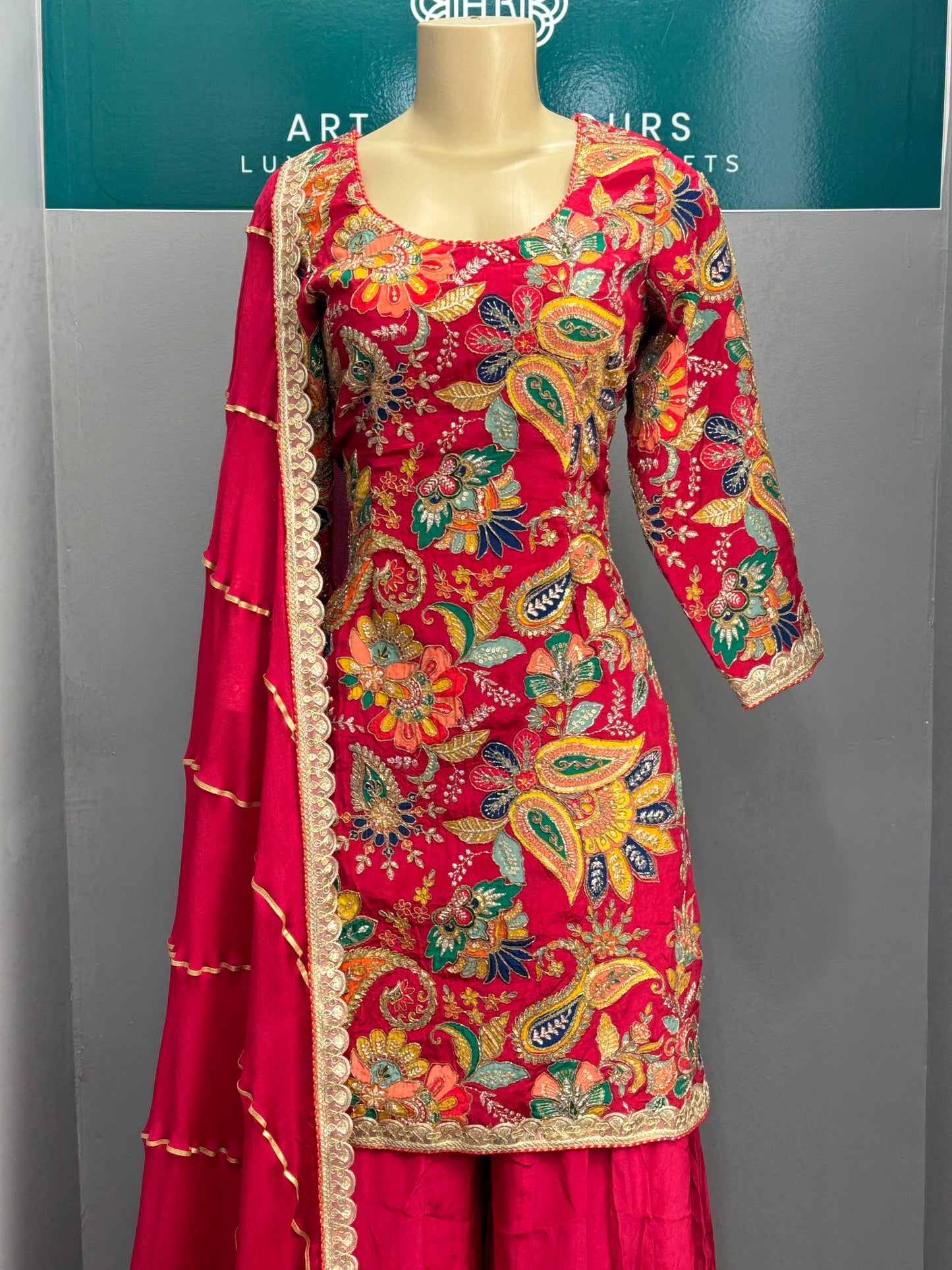 Position Work Sharara Suit