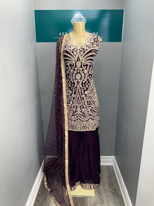 Wavy Shaan Readymade Gharara Suit