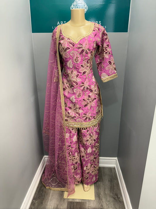 Readymade Sharara Suit- AK6465-15