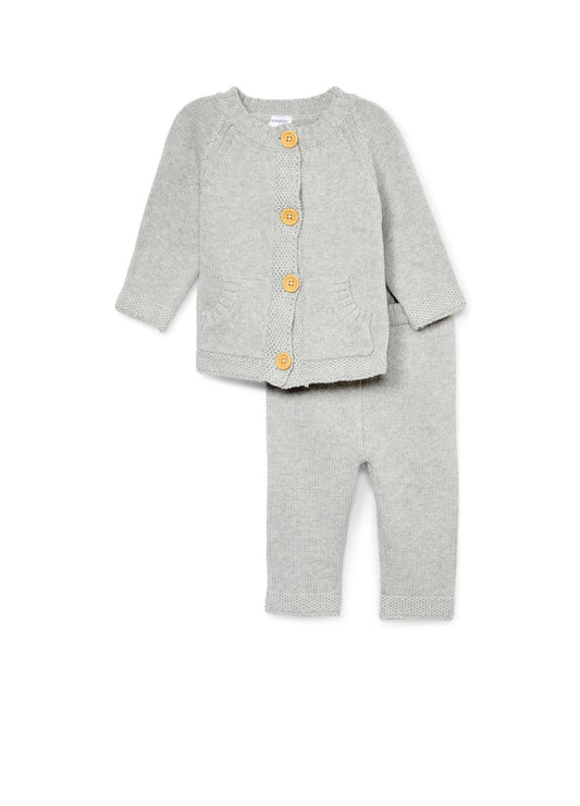 Cardigan Set- Grey