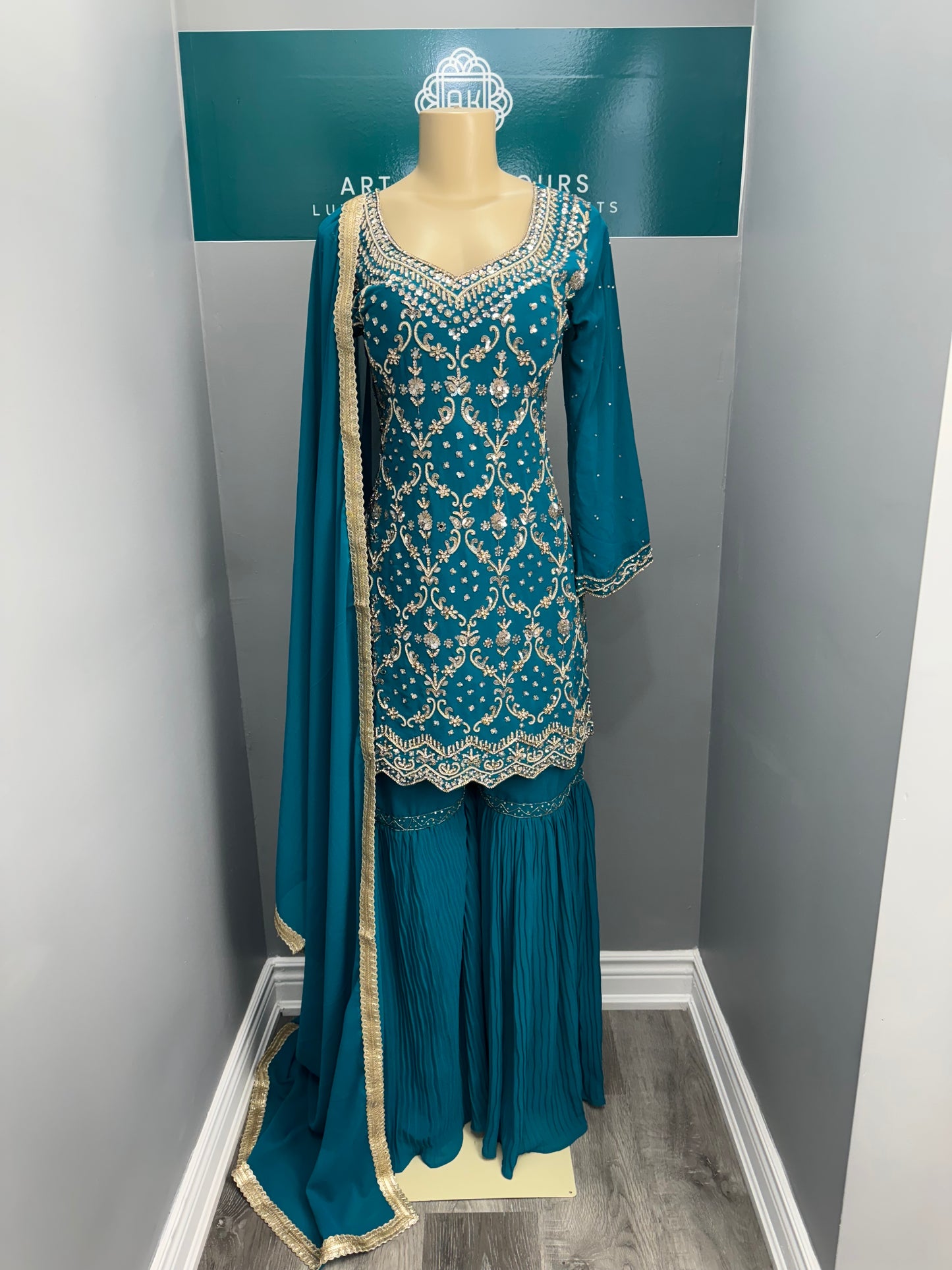 Silko Readymade Gharara Suit