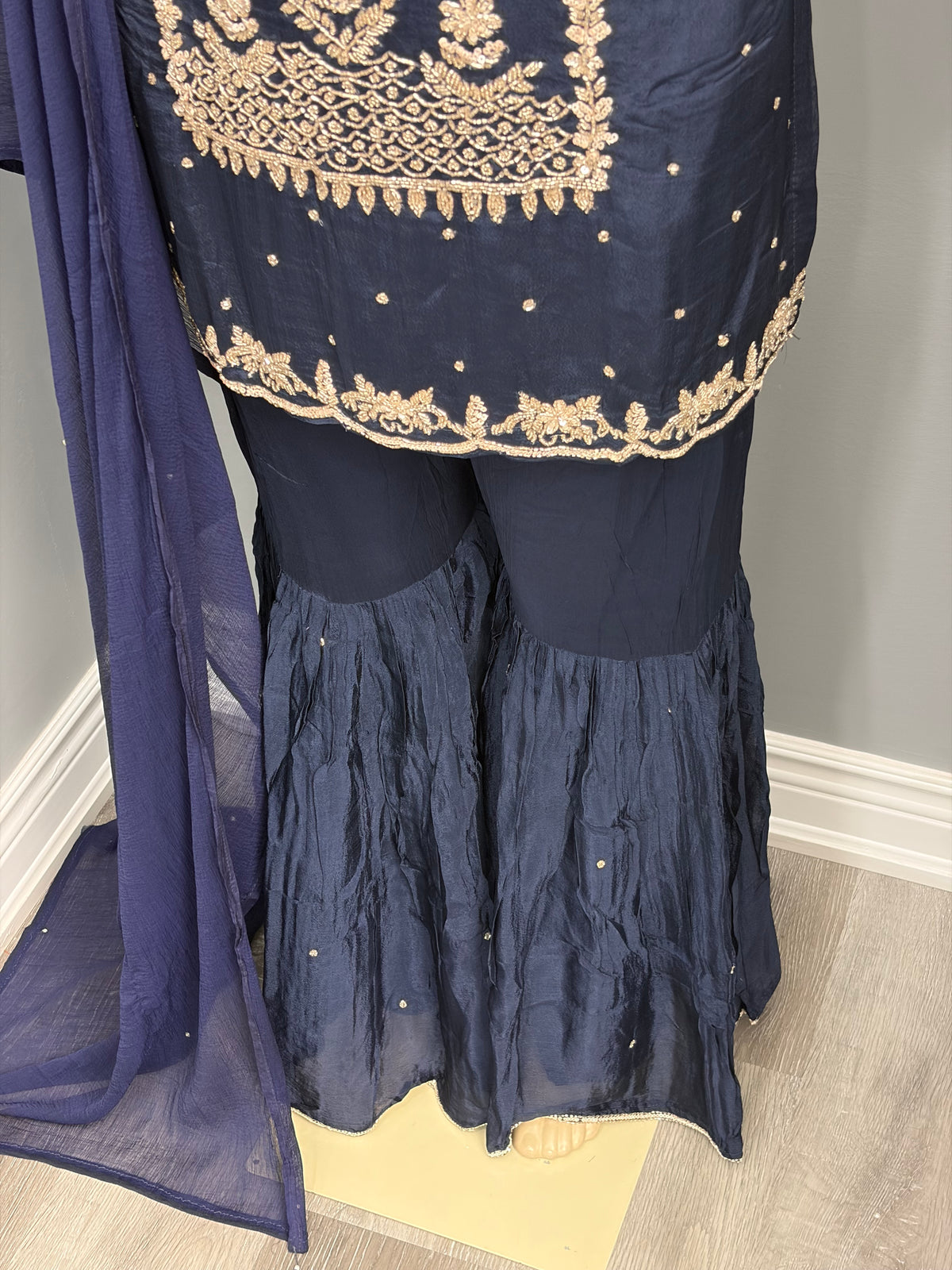 Pure Chinon Handwork Gharara Suit AK3941-1426