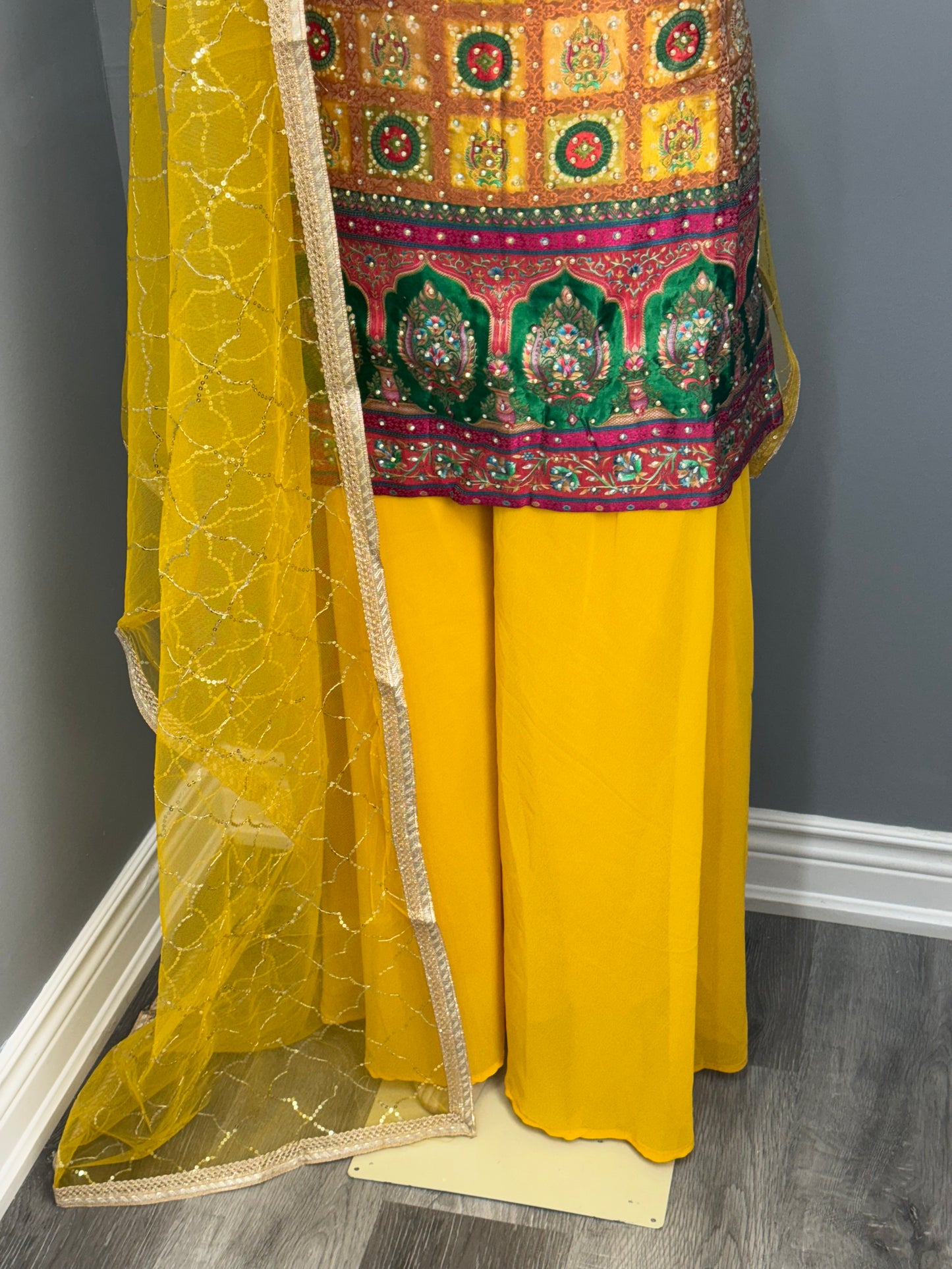 Readymade Sharara Suit- AK5456-26