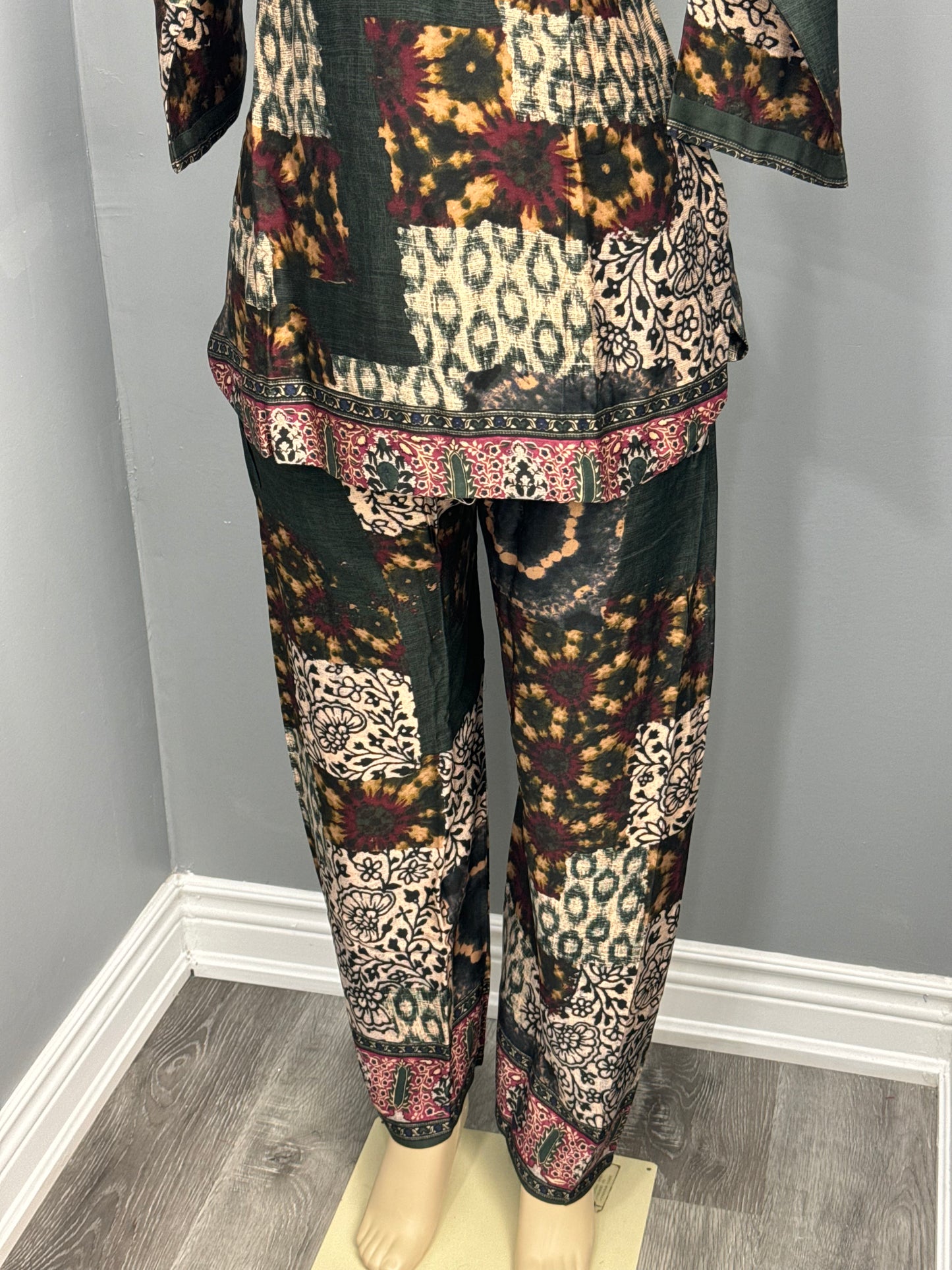 Pure Gaji Silk Cord Set- AK0026-01