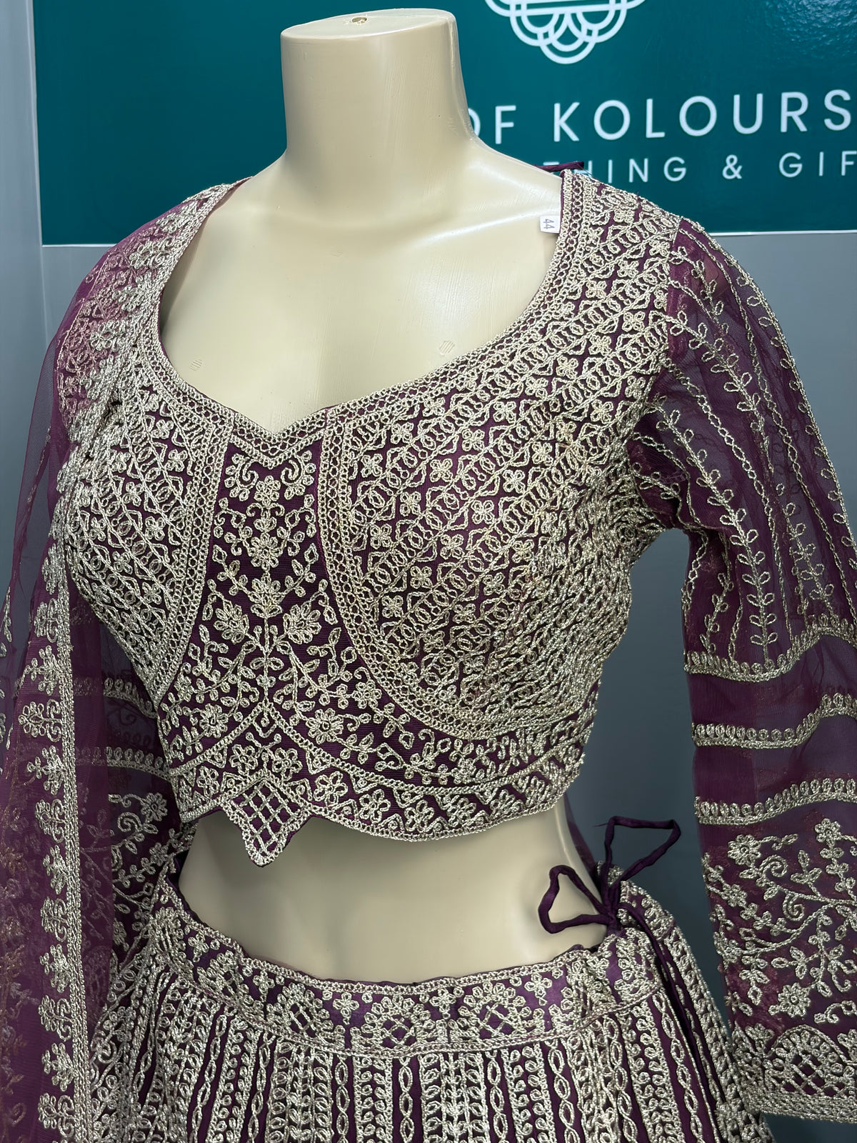 Embroidered Lehenga- AK5053-1326