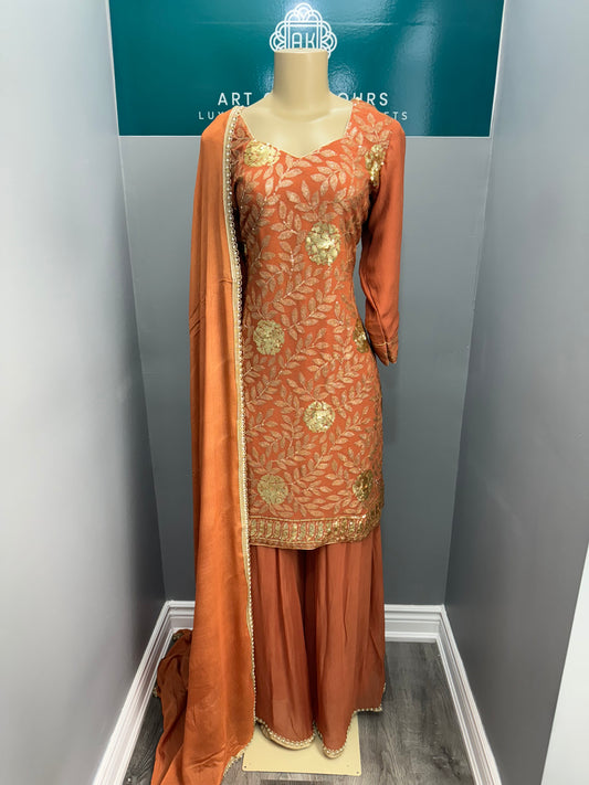 Sequence Work Sharara Suit