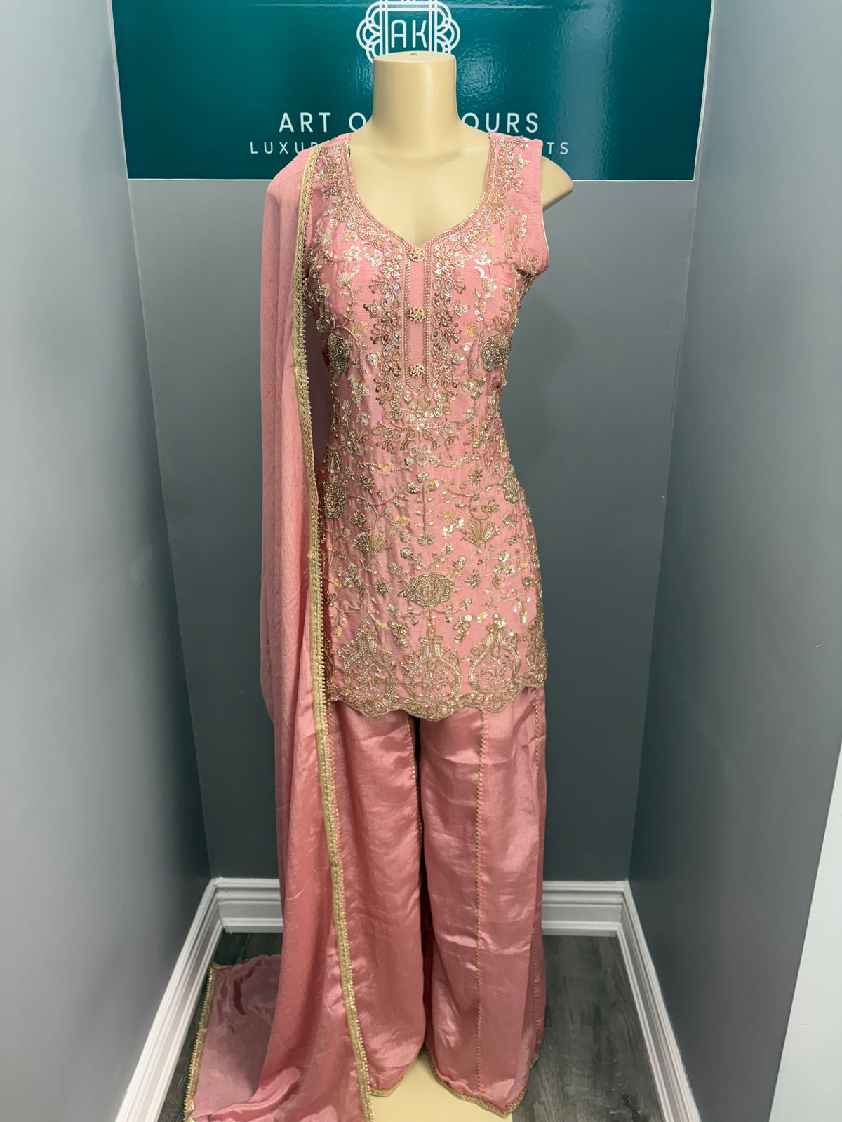 Readymade Sharara Suit- AK5456-1326