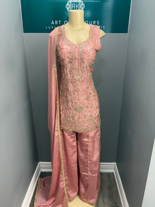 Readymade Sharara Suit- AK5456-1326
