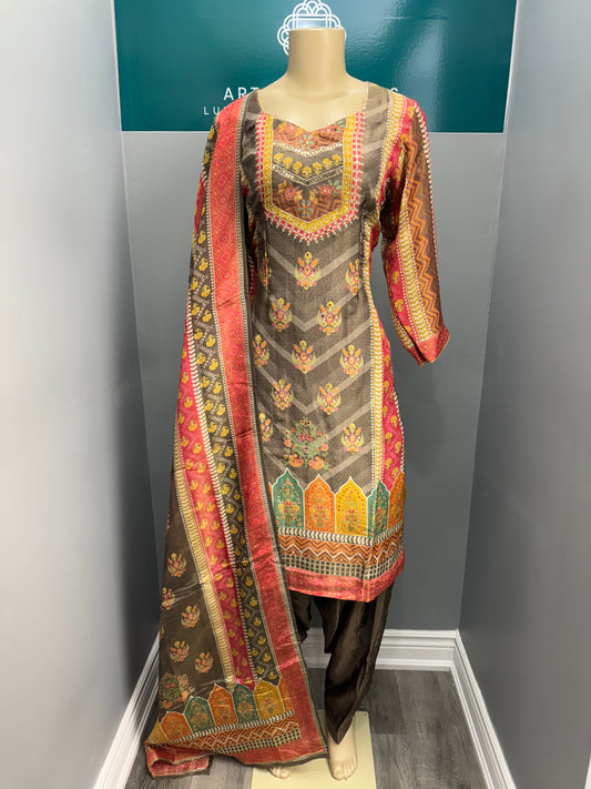 Printed Work Salwar Suit