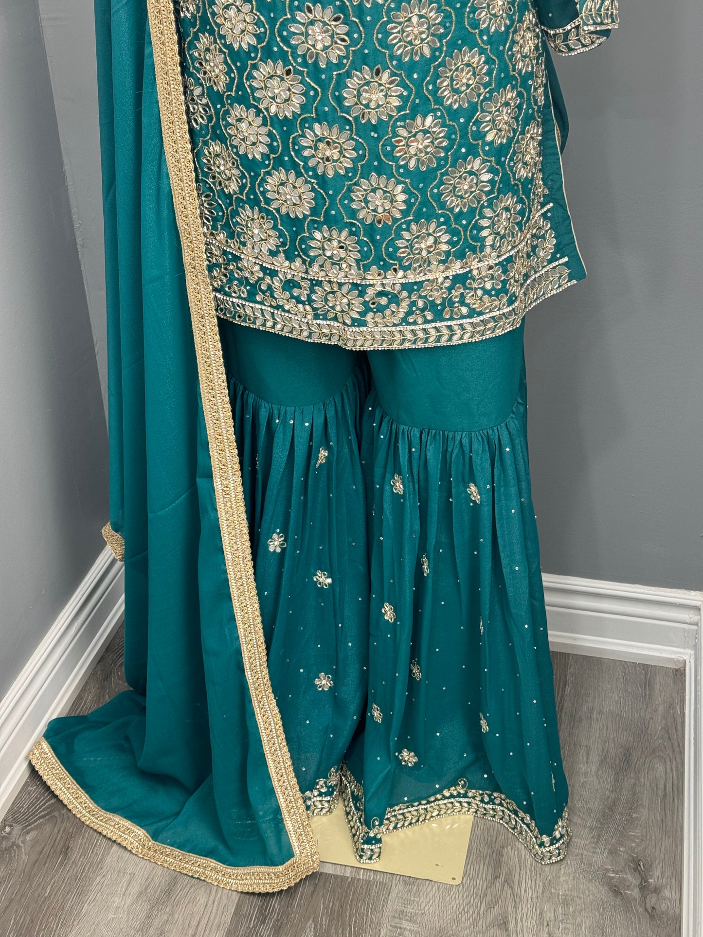 Readymade Gharara Suit- AK33-12